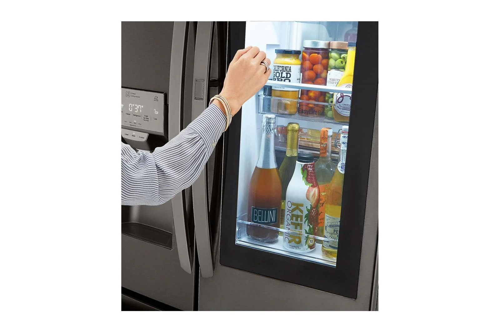 24 cu. ft. Smart wi-fi Enabled InstaView™ Door-in-Door® Counter-Depth Refrigerator with Craft Ice™ Maker - Image 7
