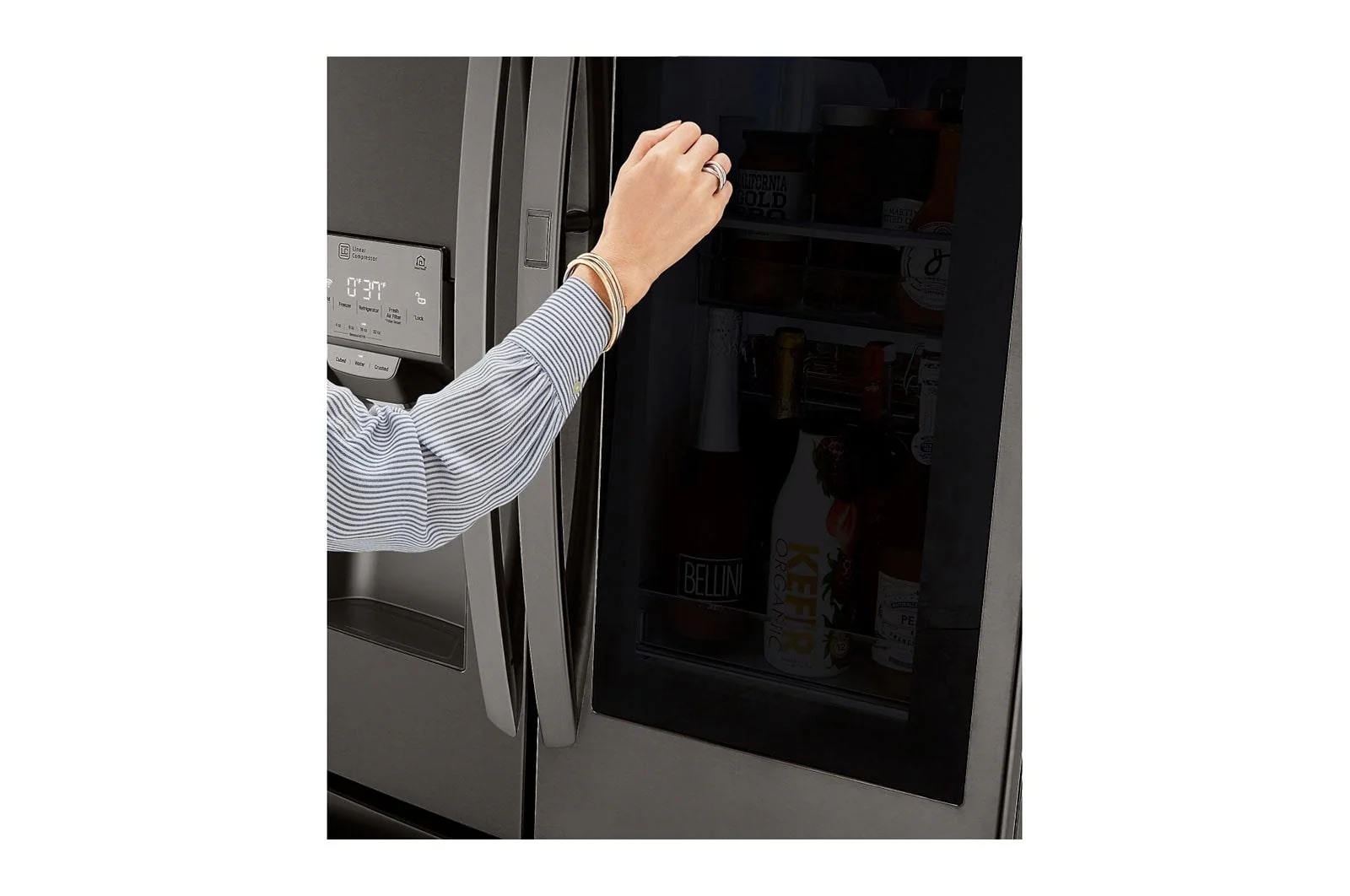 24 cu. ft. Smart wi-fi Enabled InstaView™ Door-in-Door® Counter-Depth Refrigerator with Craft Ice™ Maker - Image 8