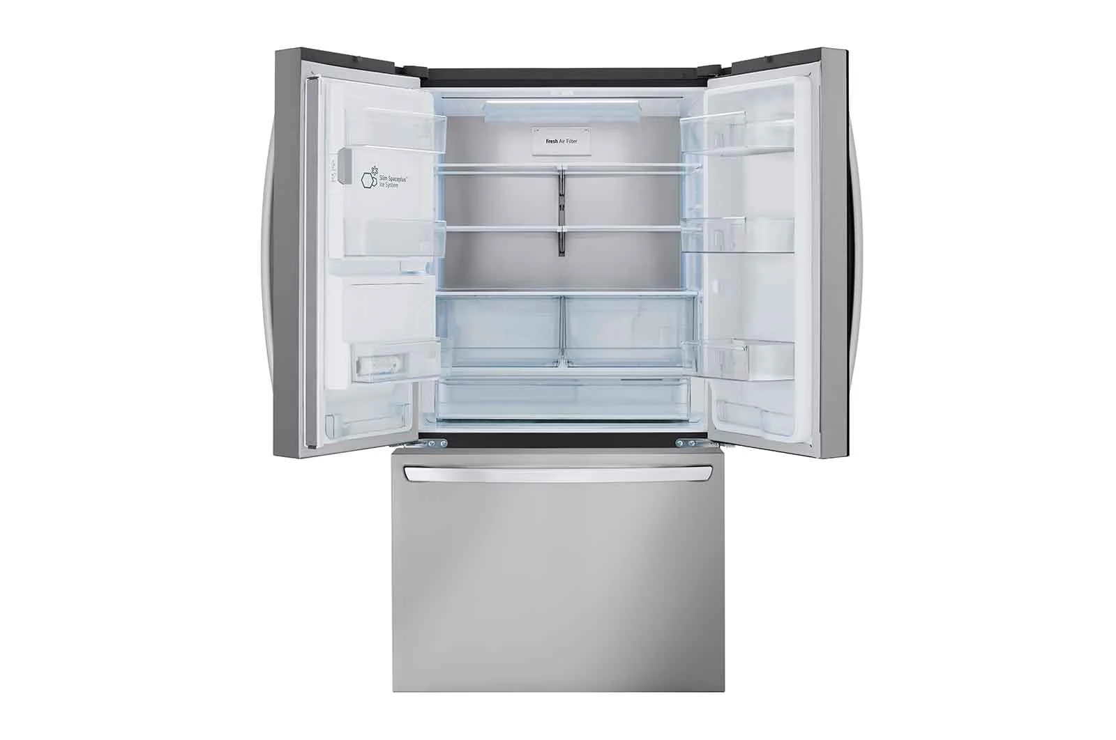 Lg LRFXC2606S 26 cu. ft. Smart Counter-Depth MAX™ Refrigerator with Dual Ice Makers - Image 3