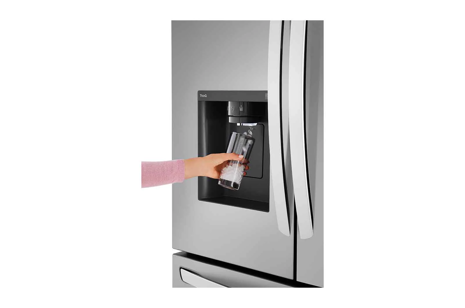 Lg LRFXC2606S 26 cu. ft. Smart Counter-Depth MAX™ Refrigerator with Dual Ice Makers - Image 4