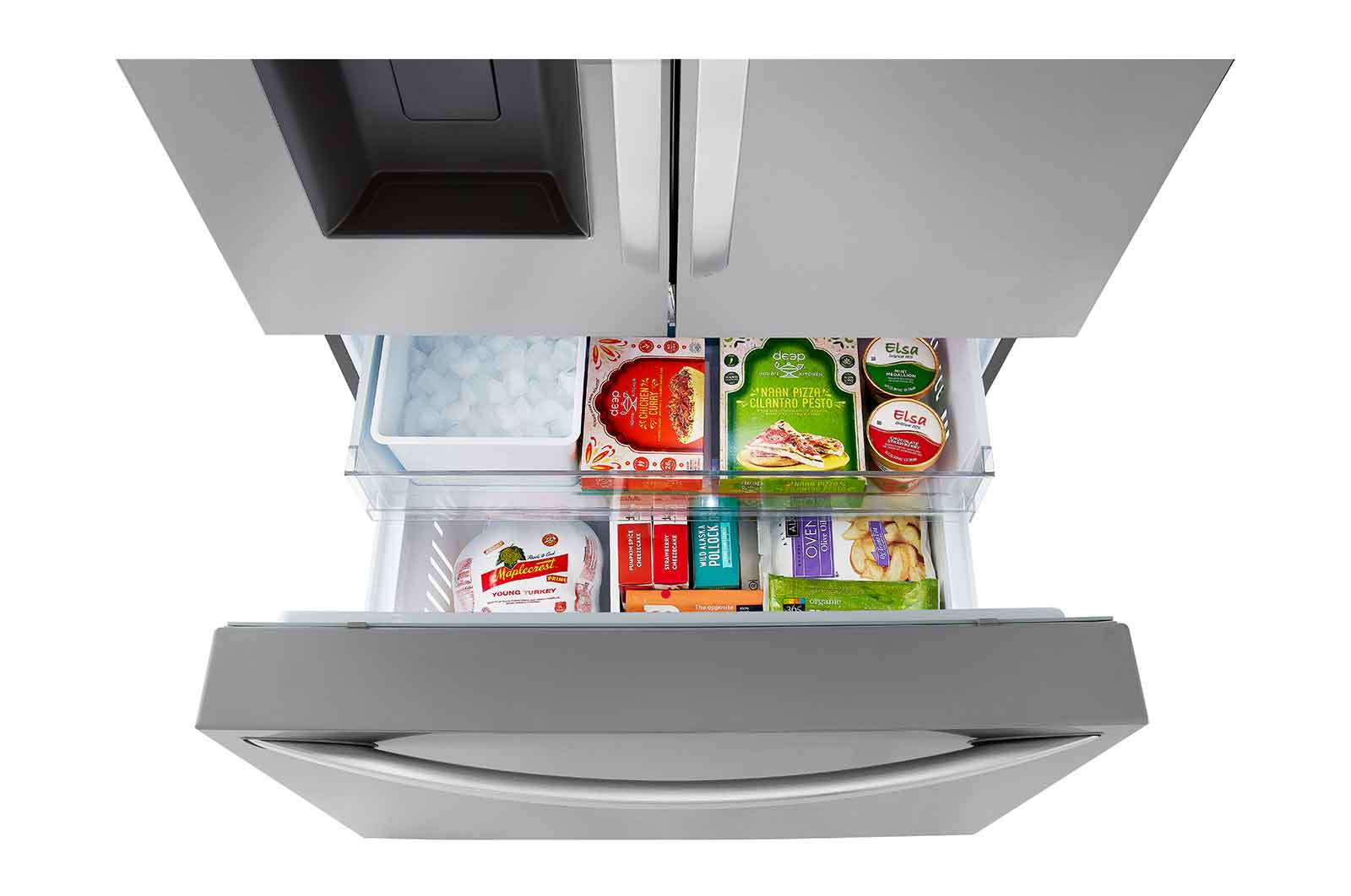 Lg LRFXC2606S 26 cu. ft. Smart Counter-Depth MAX™ Refrigerator with Dual Ice Makers - Image 8