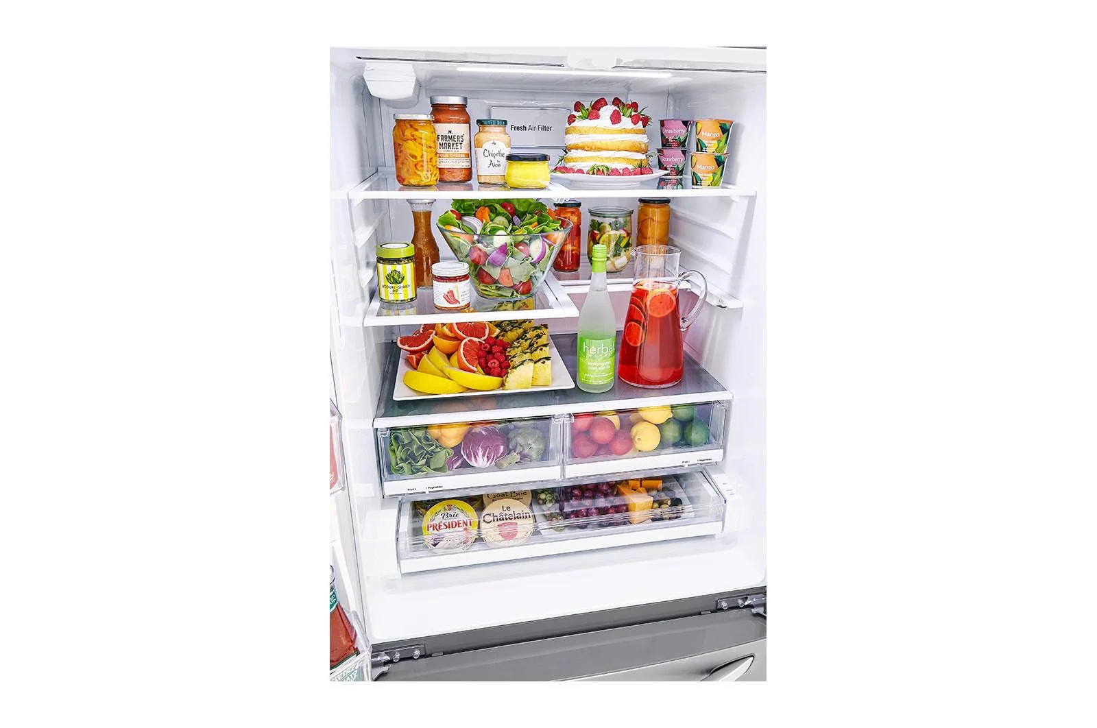 Lg 25 cu. ft. Smart wi-Fi Enabled French Door Refrigerator - Image 8