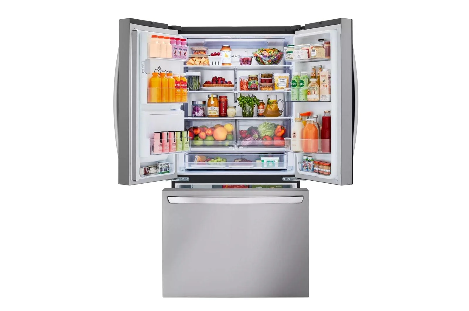 Lg LRFXS3106S 31 cu. ft. Smart Standard-Depth MAX™ French Door Refrigerator with Dual Ice - Image 4
