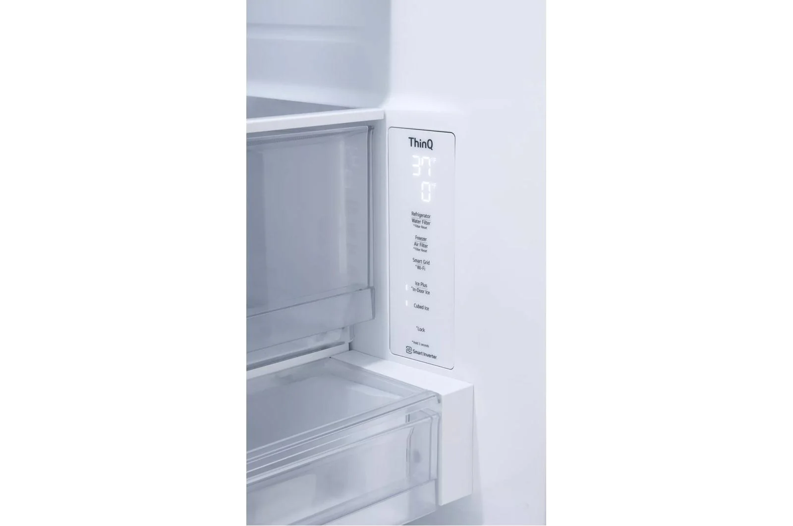 Lg LRFXS3106S 31 cu. ft. Smart Standard-Depth MAX™ French Door Refrigerator with Dual Ice - Image 9