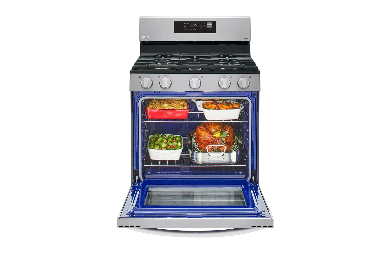 Lg LRGL5821S 5.8 cu. ft. Smart Wi-Fi Enabled Gas Range with EasyClean® - Image 6