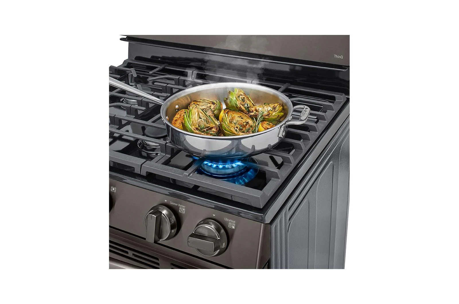Lg LRGL5823D 5.8 cu ft. Smart Wi-Fi Enabled Fan Convection Gas Range with Air Fry & EasyClean® - Image 11