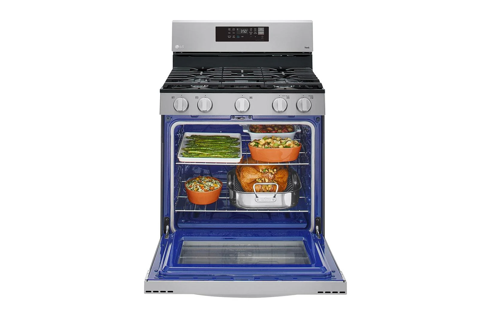 Lg LRGL5823S 5.8 cu. ft. Smart Wi-Fi Enabled Fan Convection Gas Range with Air Fry & EasyClean® - Image 6