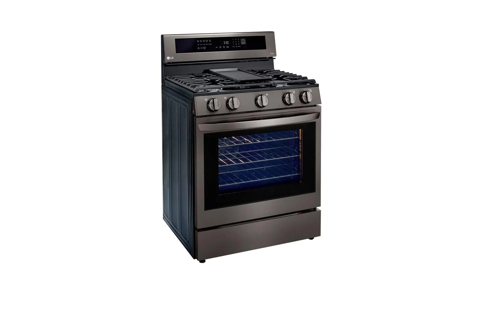 Lg LRGL5825D 5.8 cu ft. Smart Wi-Fi Enabled True Convection InstaView® Gas Range with Air Fry - Image 3