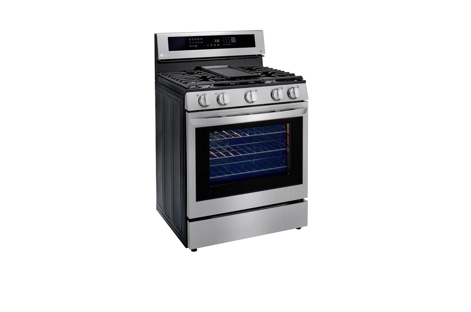 Lg LRGL5825F 5.8 cu ft. Smart Wi-Fi Enabled True Convection InstaView® Gas Range with Air Fry - Image 3