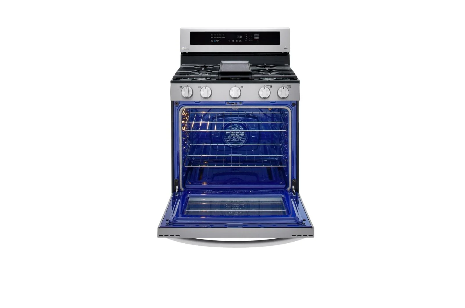 Lg LRGL5825F 5.8 cu ft. Smart Wi-Fi Enabled True Convection InstaView® Gas Range with Air Fry - Image 8