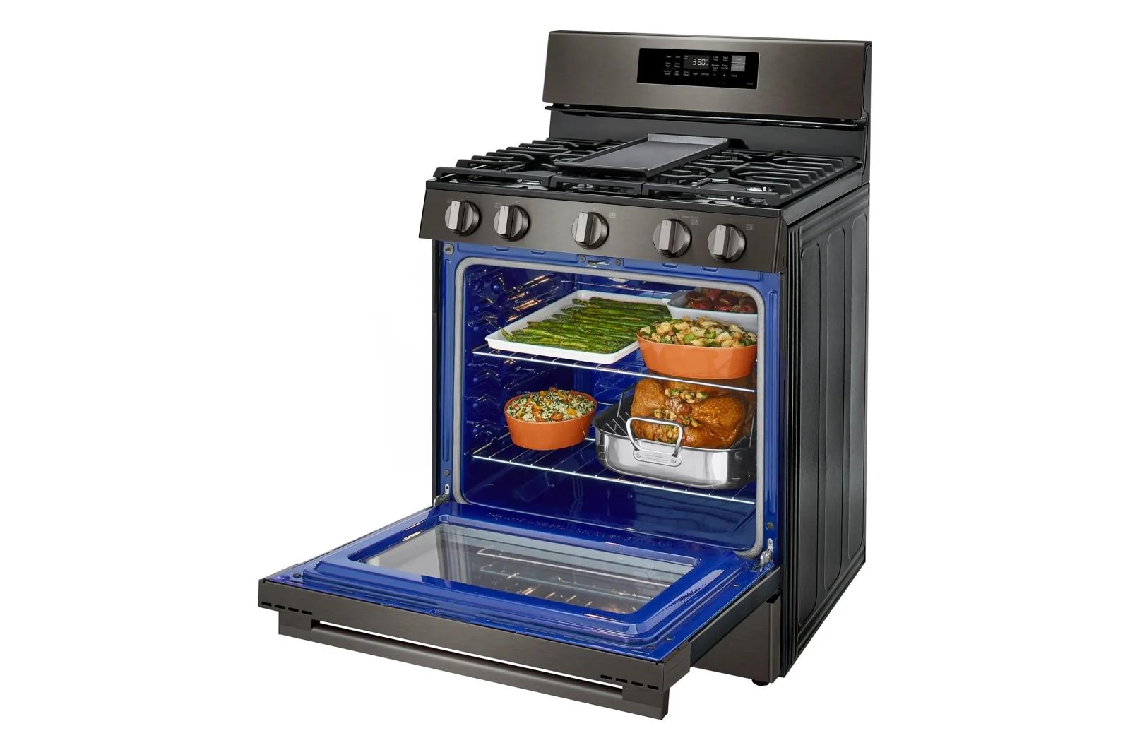 Lg LRGN6323Z 6.3 cu. ft. Smart Wi-Fi Enabled Probake Convection® Gas Range with Air Fry & EasyClean® - Image 8