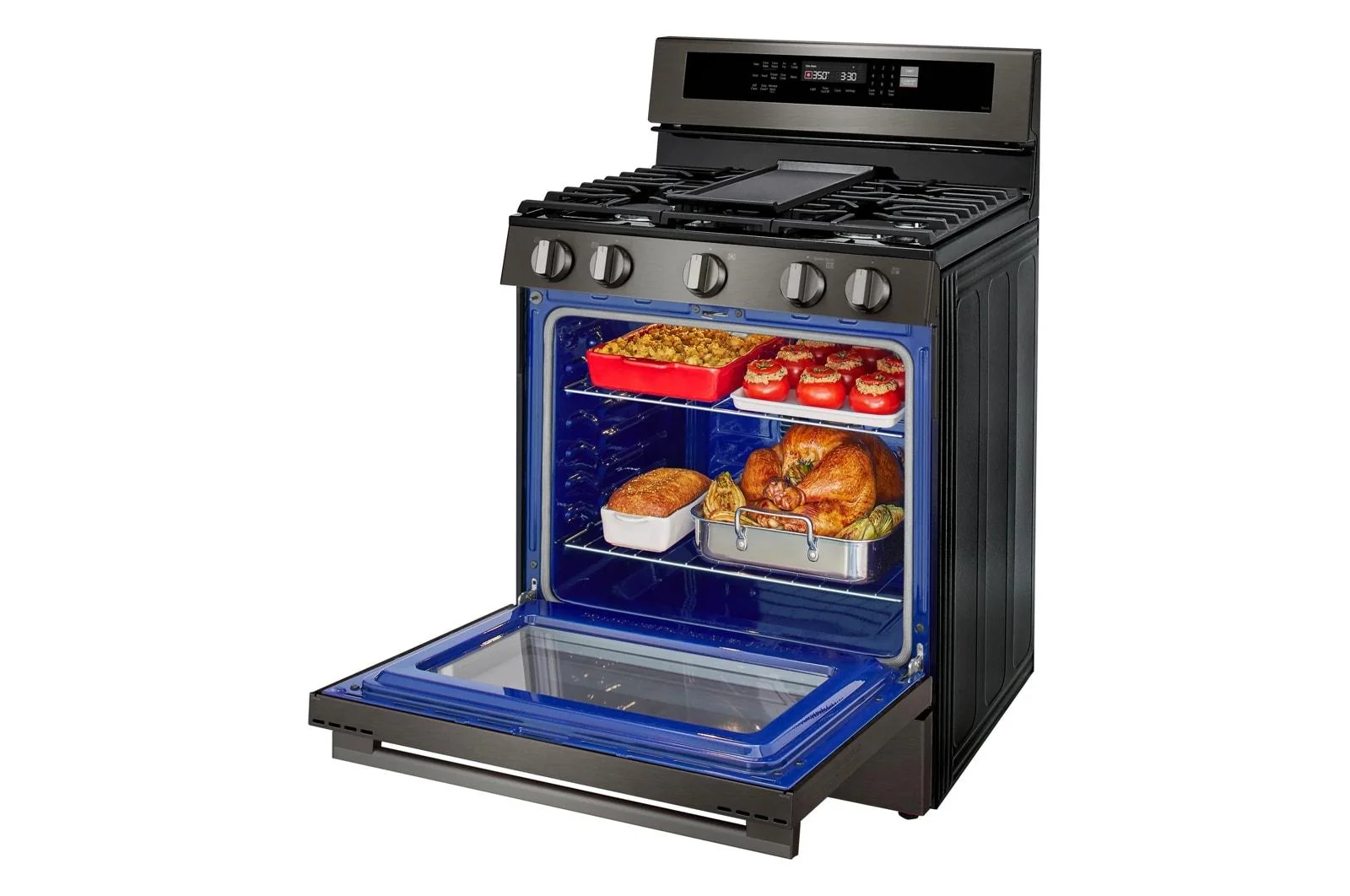 Lg LRGN6325Z 6.3 cu. ft. Smart Wi-Fi Enabled Probake Convection® Gas Range with Air Fry & EasyClean® - Image 8