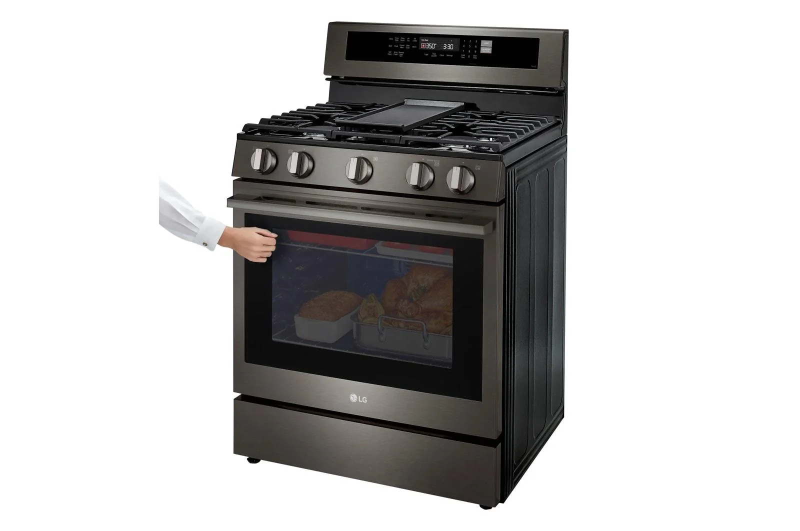 Lg LRGN6325Z 6.3 cu. ft. Smart Wi-Fi Enabled Probake Convection® Gas Range with Air Fry & EasyClean® - Image 9