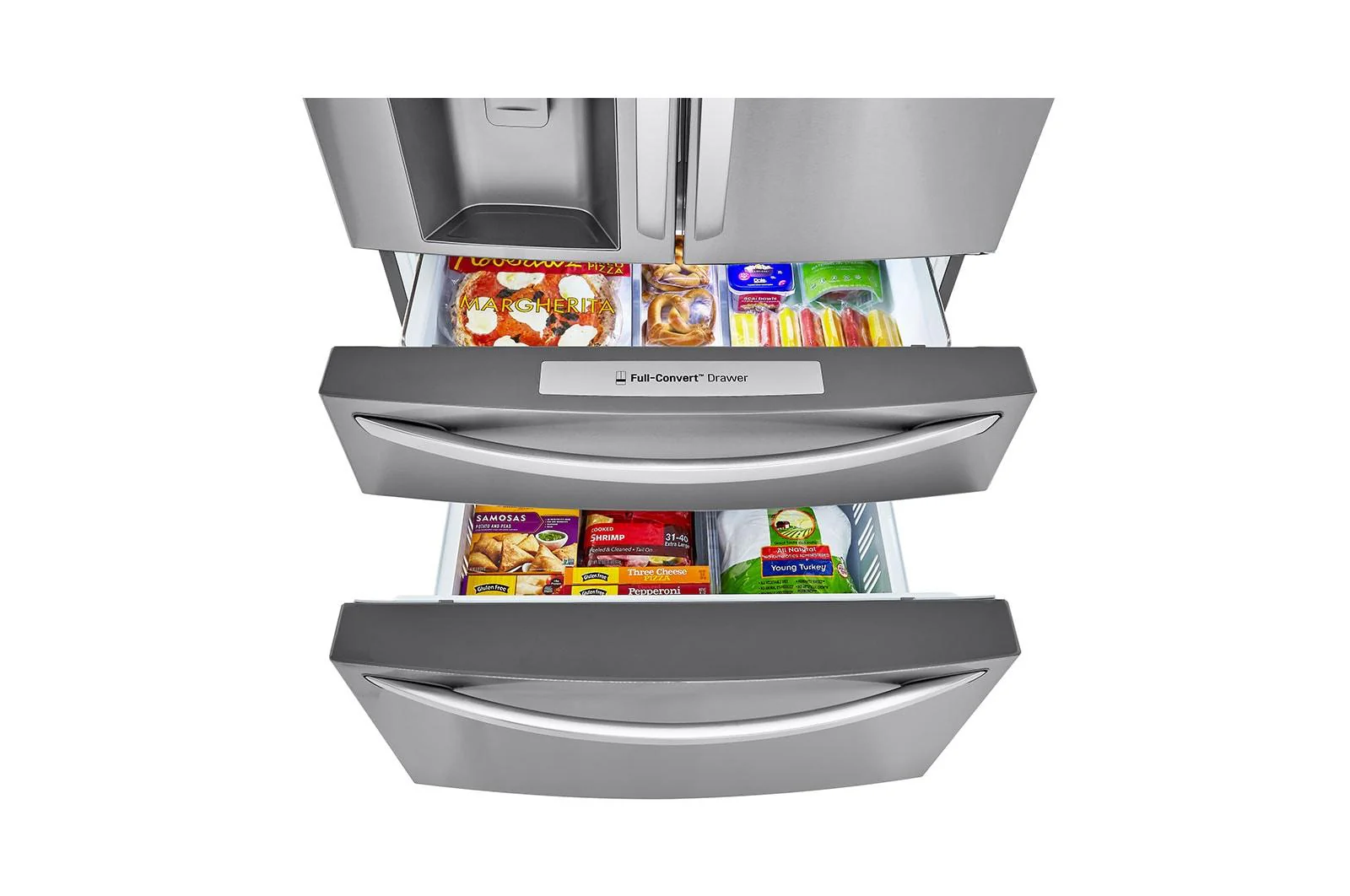 Lg LRMDS3006S 30 cu. ft. 36 Inch Wide French Door Refrigerator - Stainless Steel - Image 11