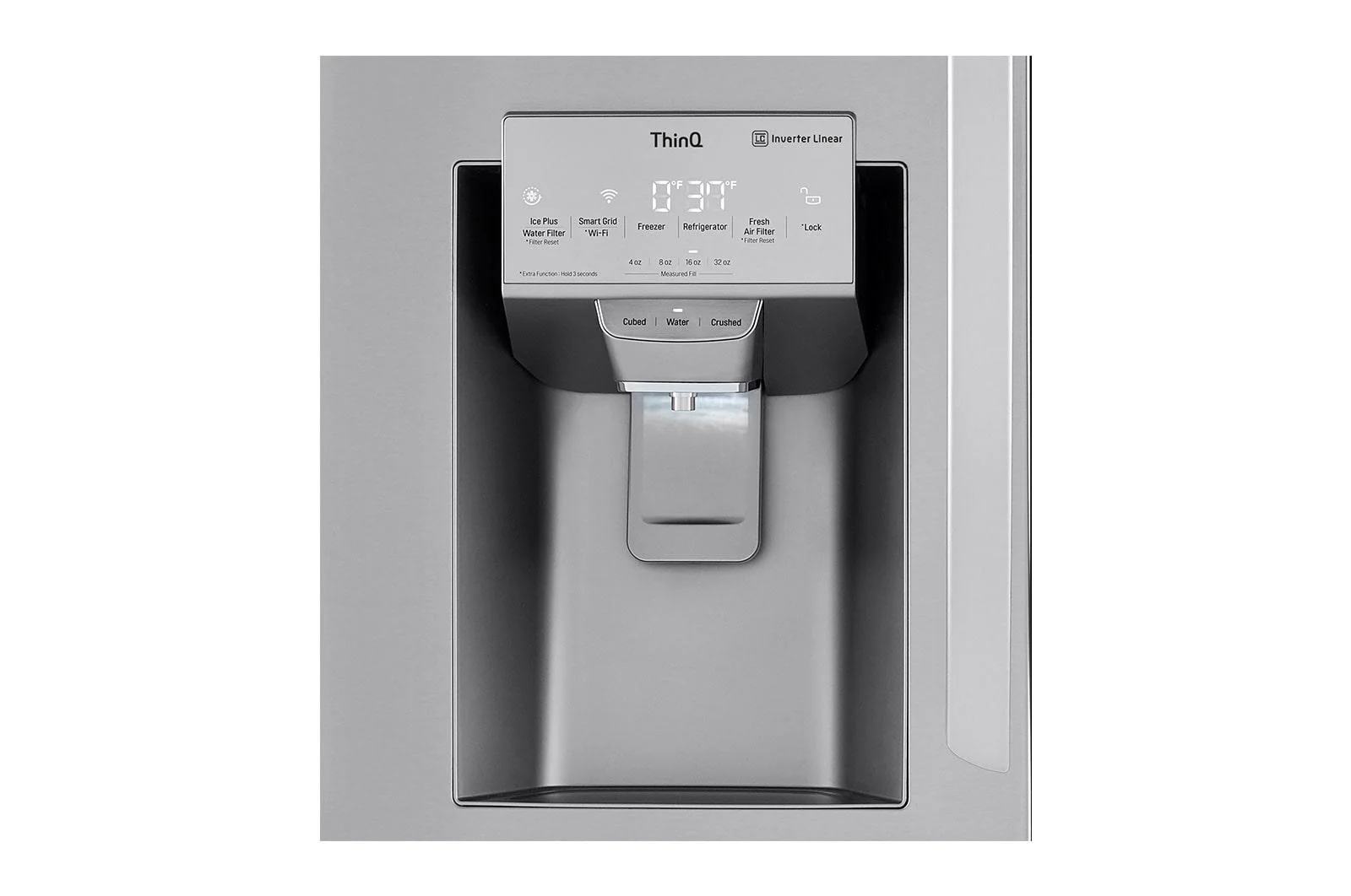 Lg LRMDS3006S 30 cu. ft. 36 Inch Wide French Door Refrigerator - Stainless Steel - Image 13