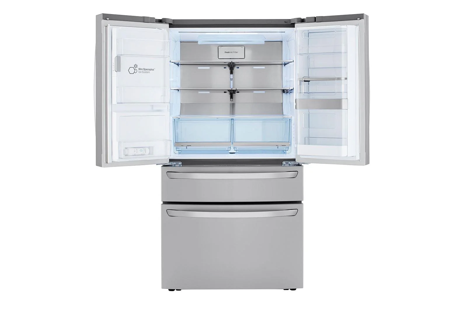 Lg LRMDS3006S 30 cu. ft. 36 Inch Wide French Door Refrigerator - Stainless Steel - Image 7