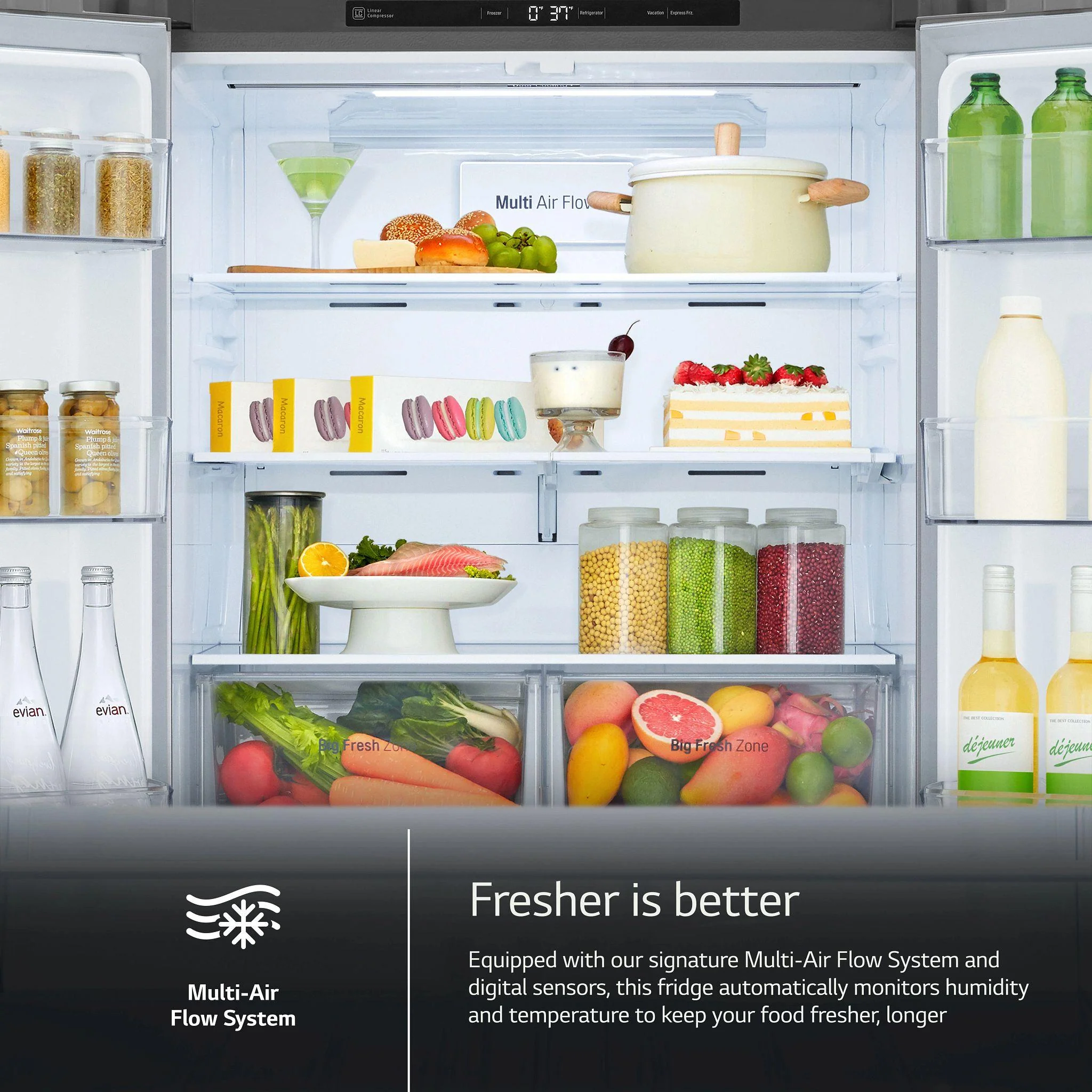 Lg 19 cu. ft. Counter-Depth French Door Refrigerator with Door Cooling+ - Image 12