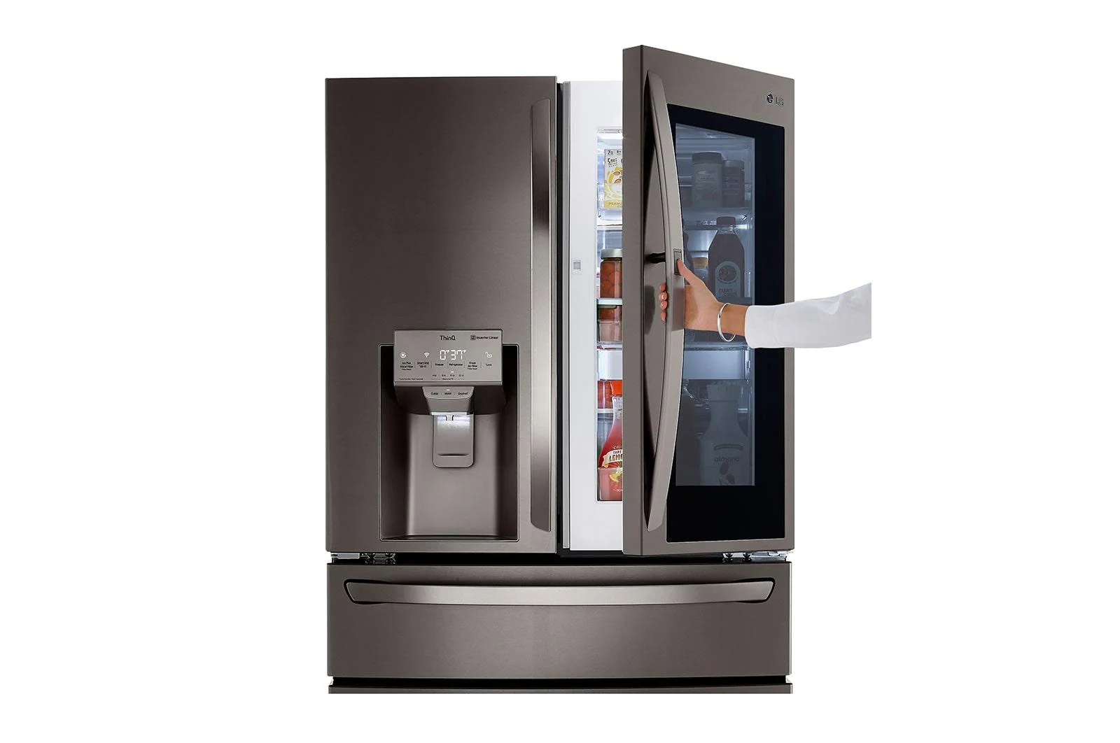 Lg LRMVC2306D 23 cu. ft. Smart InstaView™ Door-in-Door® Counter-Depth Refrigerator with Craft Ice™ - Image 10