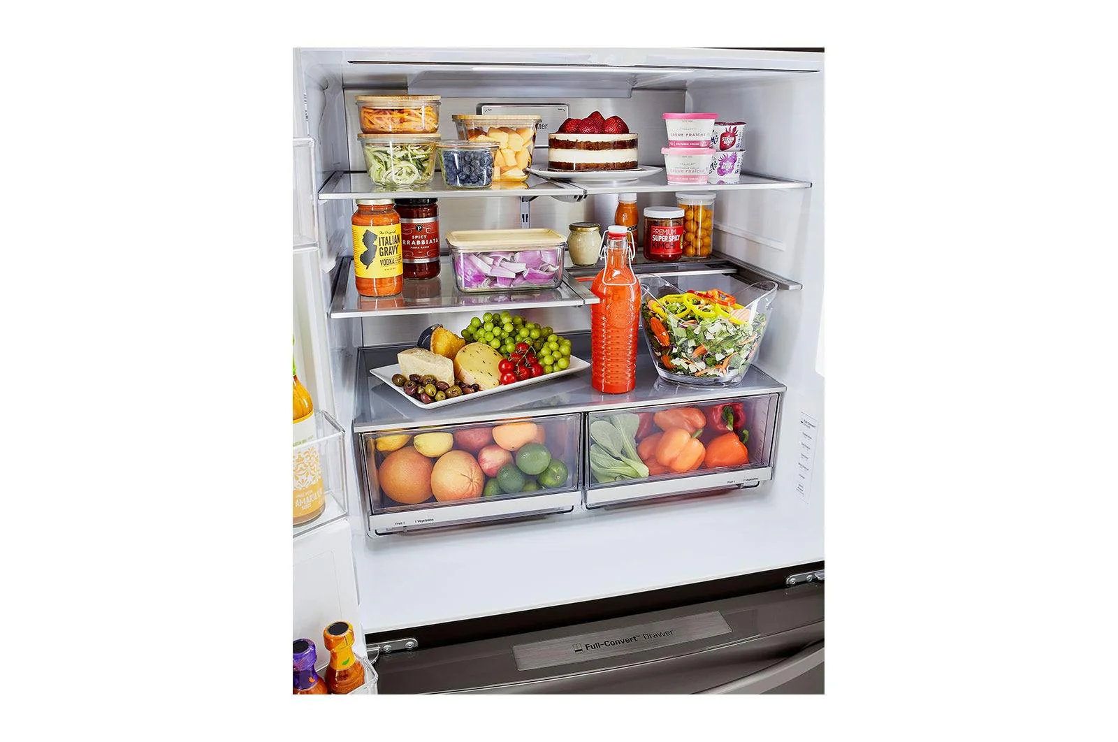 Lg LRMVC2306D 23 cu. ft. Smart InstaView™ Door-in-Door® Counter-Depth Refrigerator with Craft Ice™ - Image 12