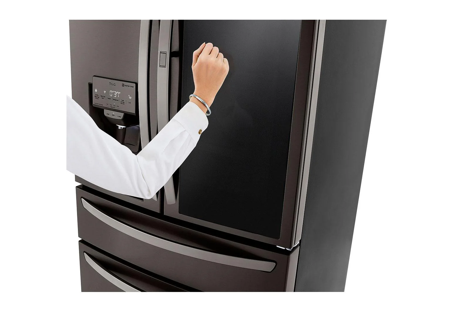 Lg LRMVC2306D 23 cu. ft. Smart InstaView™ Door-in-Door® Counter-Depth Refrigerator with Craft Ice™ - Image 8