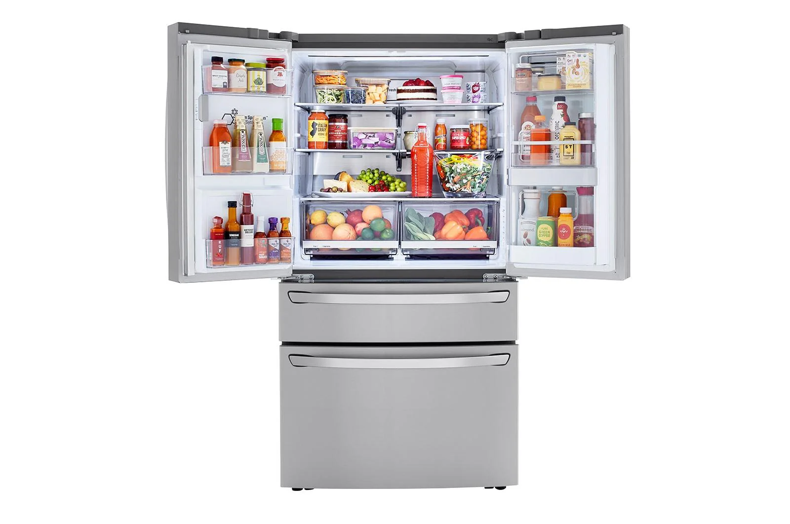 Lg LRMVC2306S 23 cu. ft. Smart Wi-Fi Enabled InstaView® Door-in-Door® Counter-Depth Refrigerator with Craft Ice™ Maker - Image 11