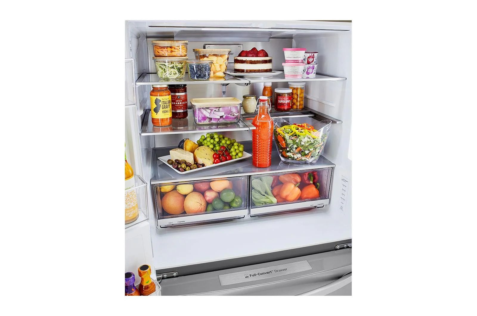 Lg LRMVC2306S 23 cu. ft. Smart Wi-Fi Enabled InstaView® Door-in-Door® Counter-Depth Refrigerator with Craft Ice™ Maker - Image 12