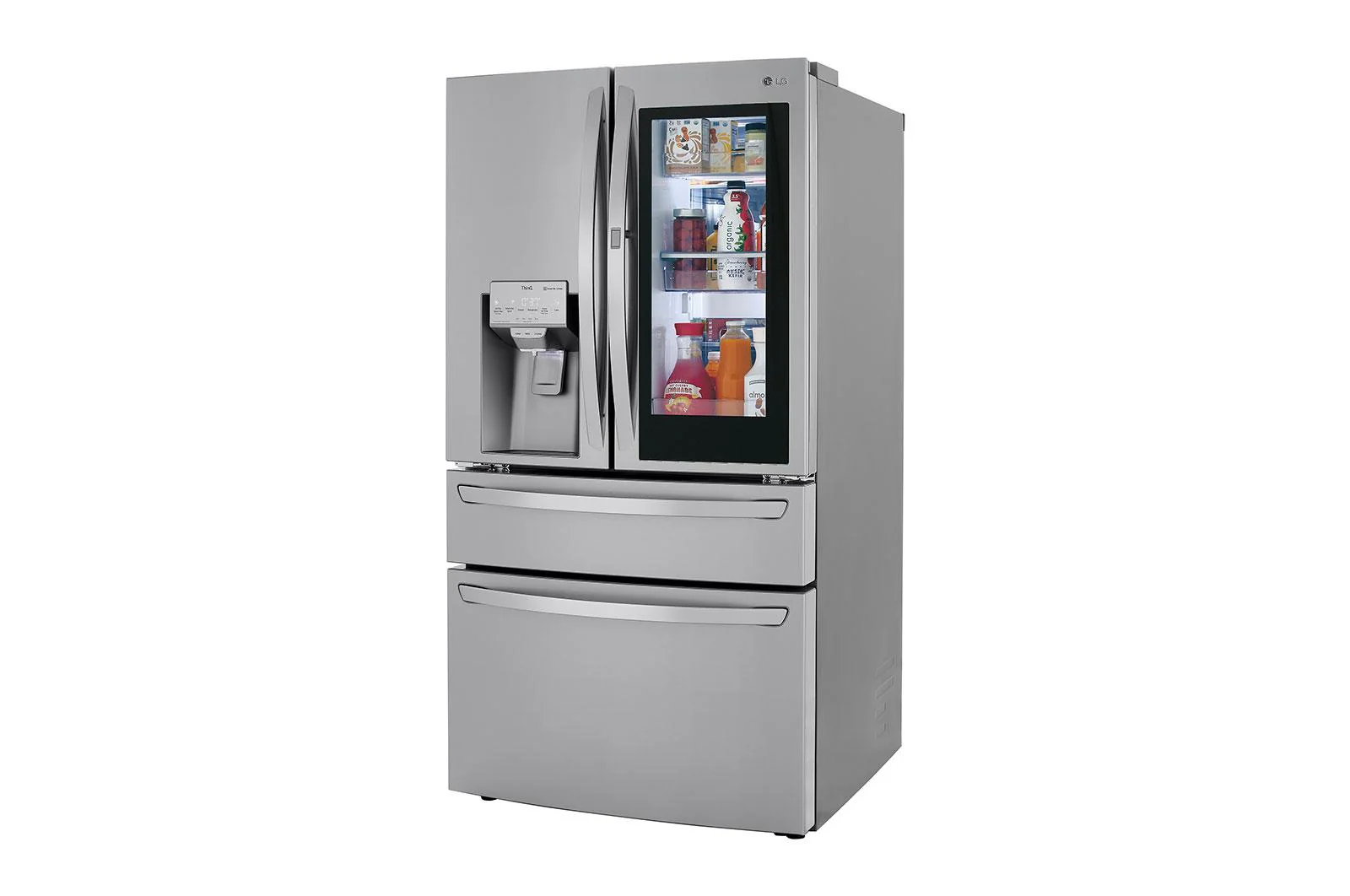Lg LRMVC2306S 23 cu. ft. Smart Wi-Fi Enabled InstaView® Door-in-Door® Counter-Depth Refrigerator with Craft Ice™ Maker - Image 6