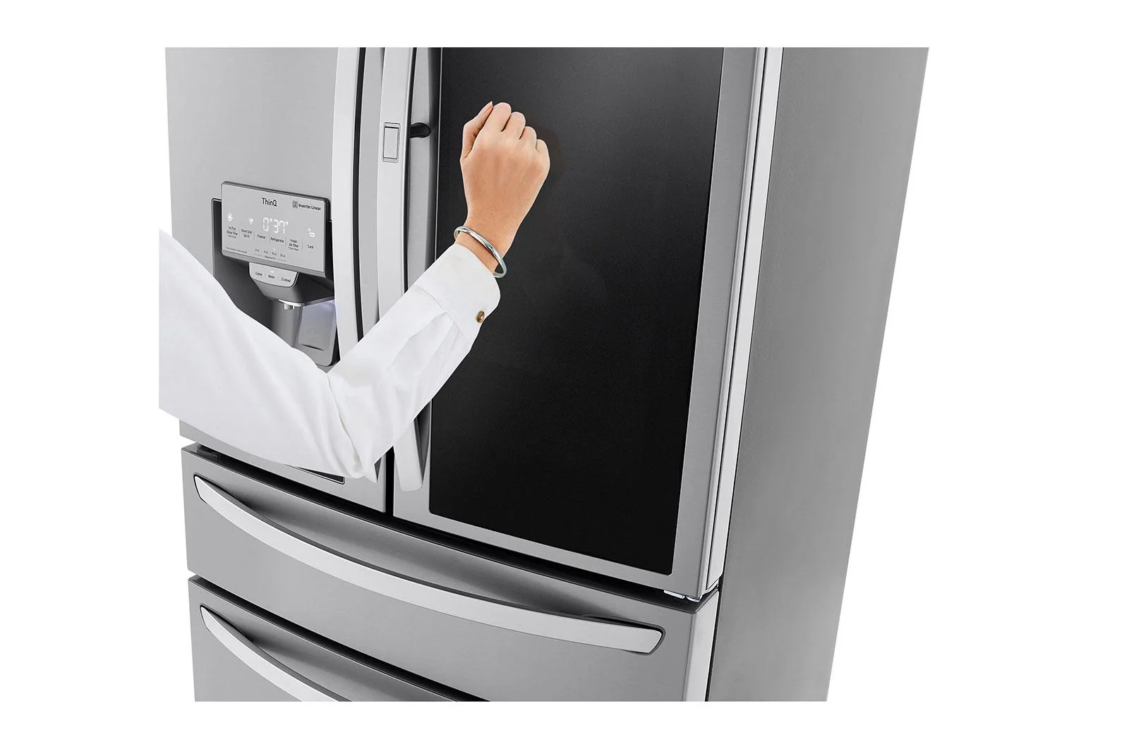 Lg LRMVC2306S 23 cu. ft. Smart Wi-Fi Enabled InstaView® Door-in-Door® Counter-Depth Refrigerator with Craft Ice™ Maker - Image 8