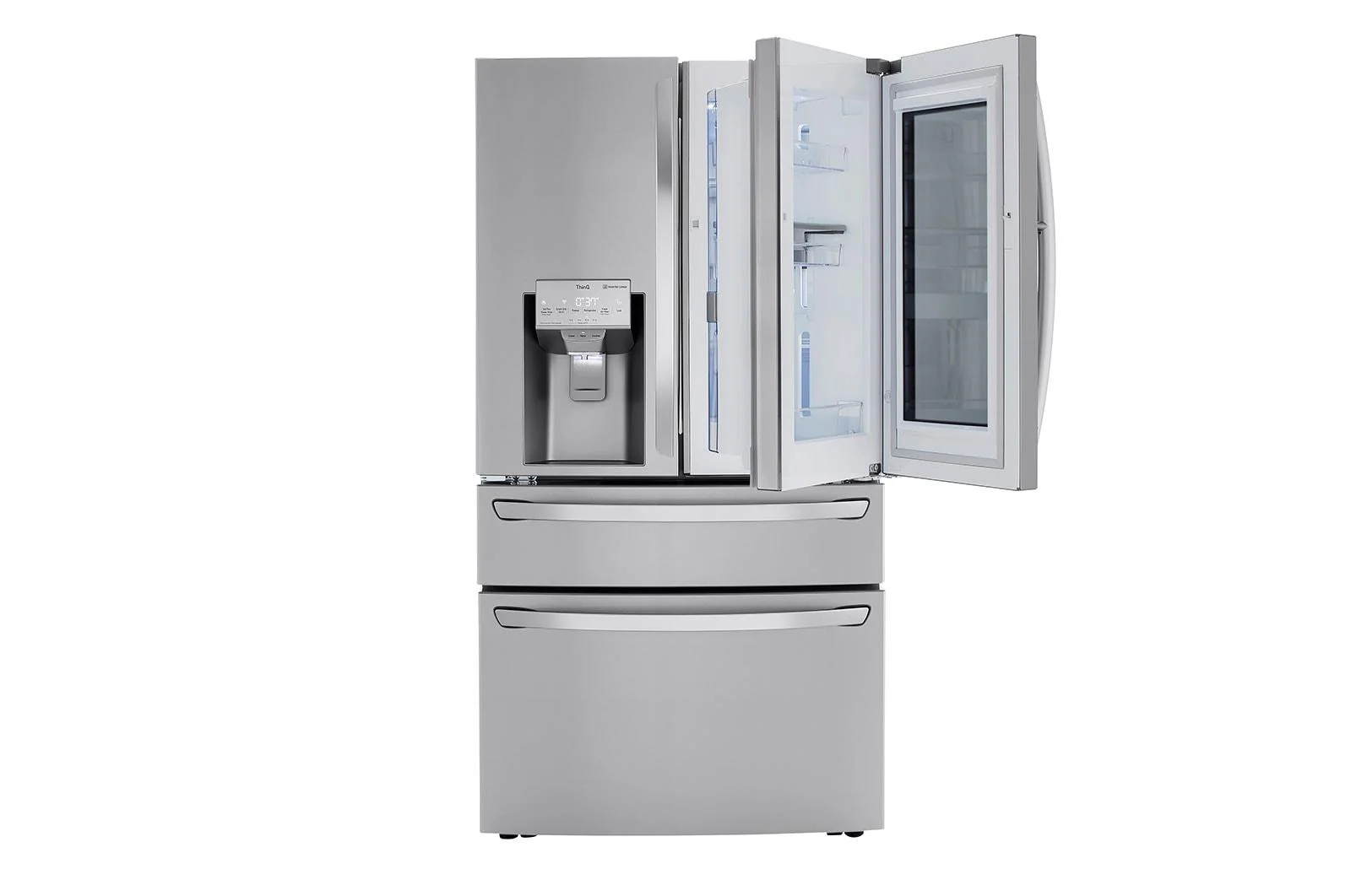 Lg LRMVS3006S 30 cu. ft. Smart InstaView® Door-in-Door® Refrigerator with Craft Ice™ - Image 3