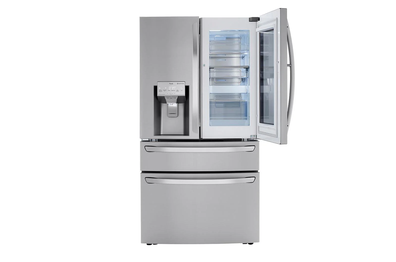 Lg LRMVS3006S 30 cu. ft. Smart InstaView® Door-in-Door® Refrigerator with Craft Ice™ - Image 4