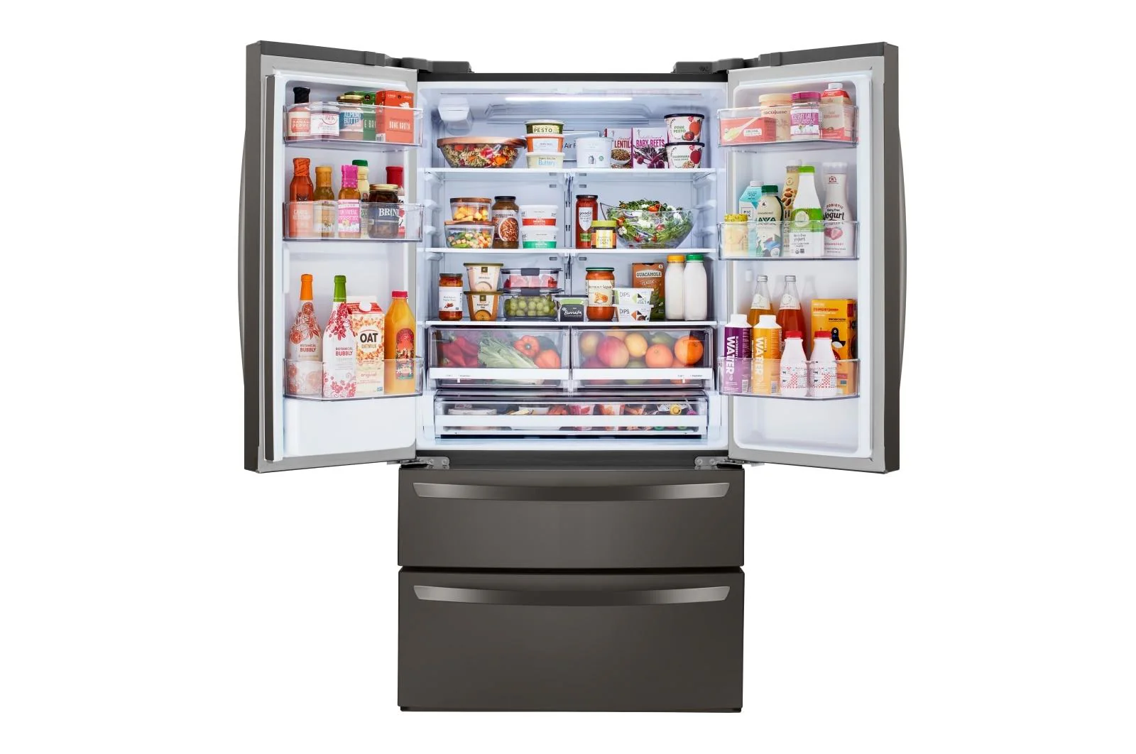 Lg LRMWS2906D 29 cu. ft. French Door Refrigerator with Slim Design Water Dispenser - Image 5