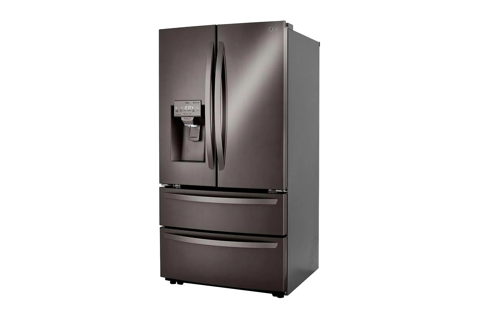 Lg LRMXC2206D 22 cu. ft. Smart Counter Depth Double Freezer Refrigerator with Craft Ice™ - Image 4