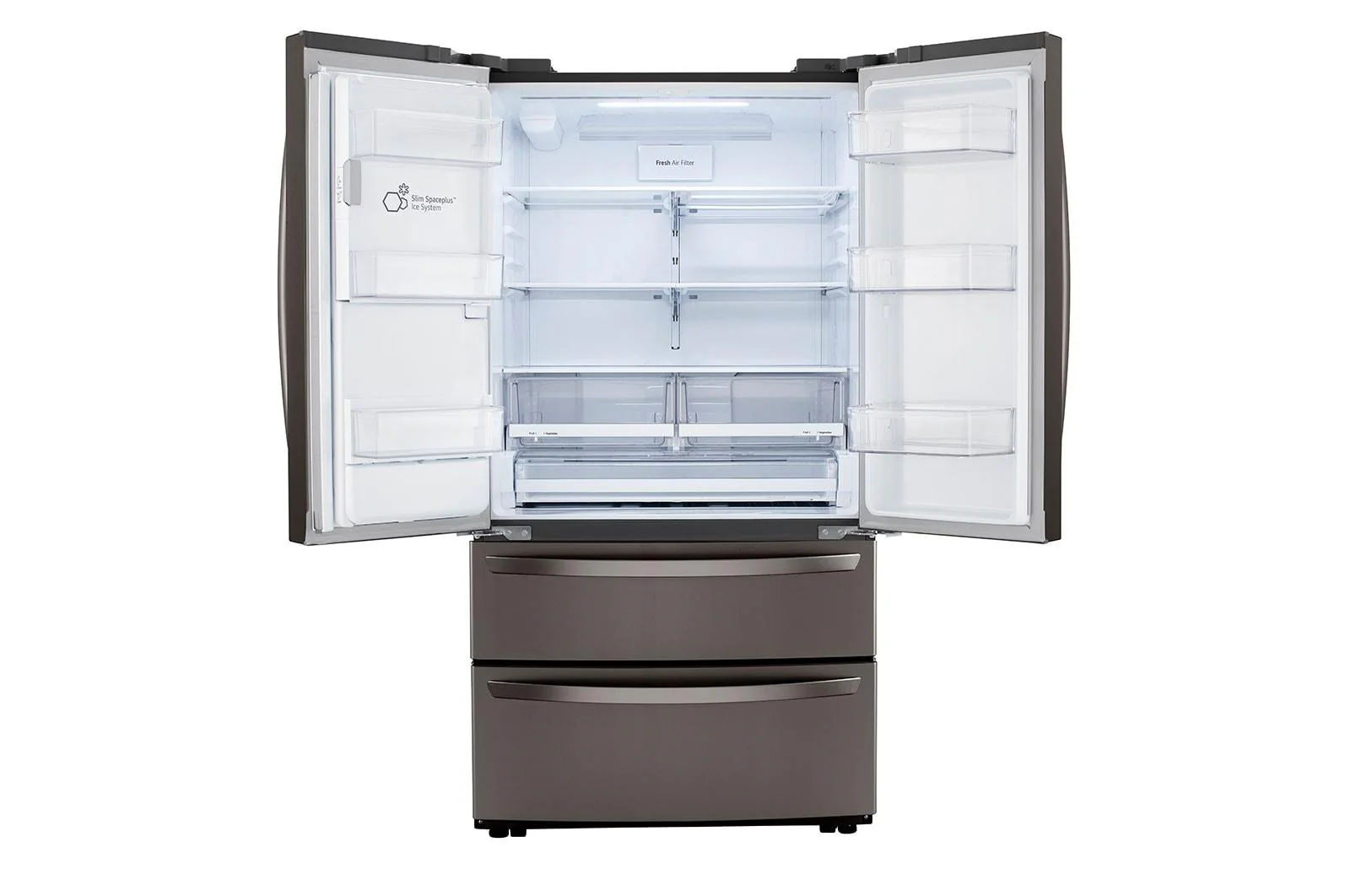 Lg LRMXC2206D 22 cu. ft. Smart Counter Depth Double Freezer Refrigerator with Craft Ice™ - Image 5