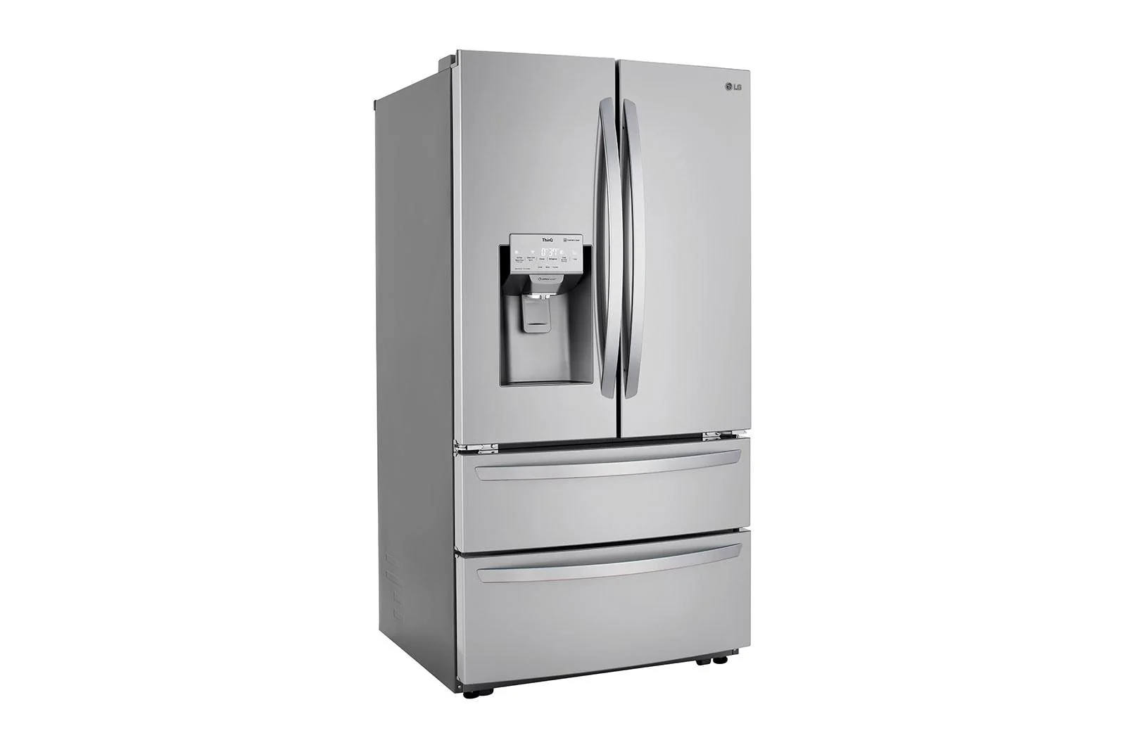 Lg LRMXC2206S 22 cu ft. Smart Counter Depth Double Freezer Refrigerator with Craft Ice™ - Image 3