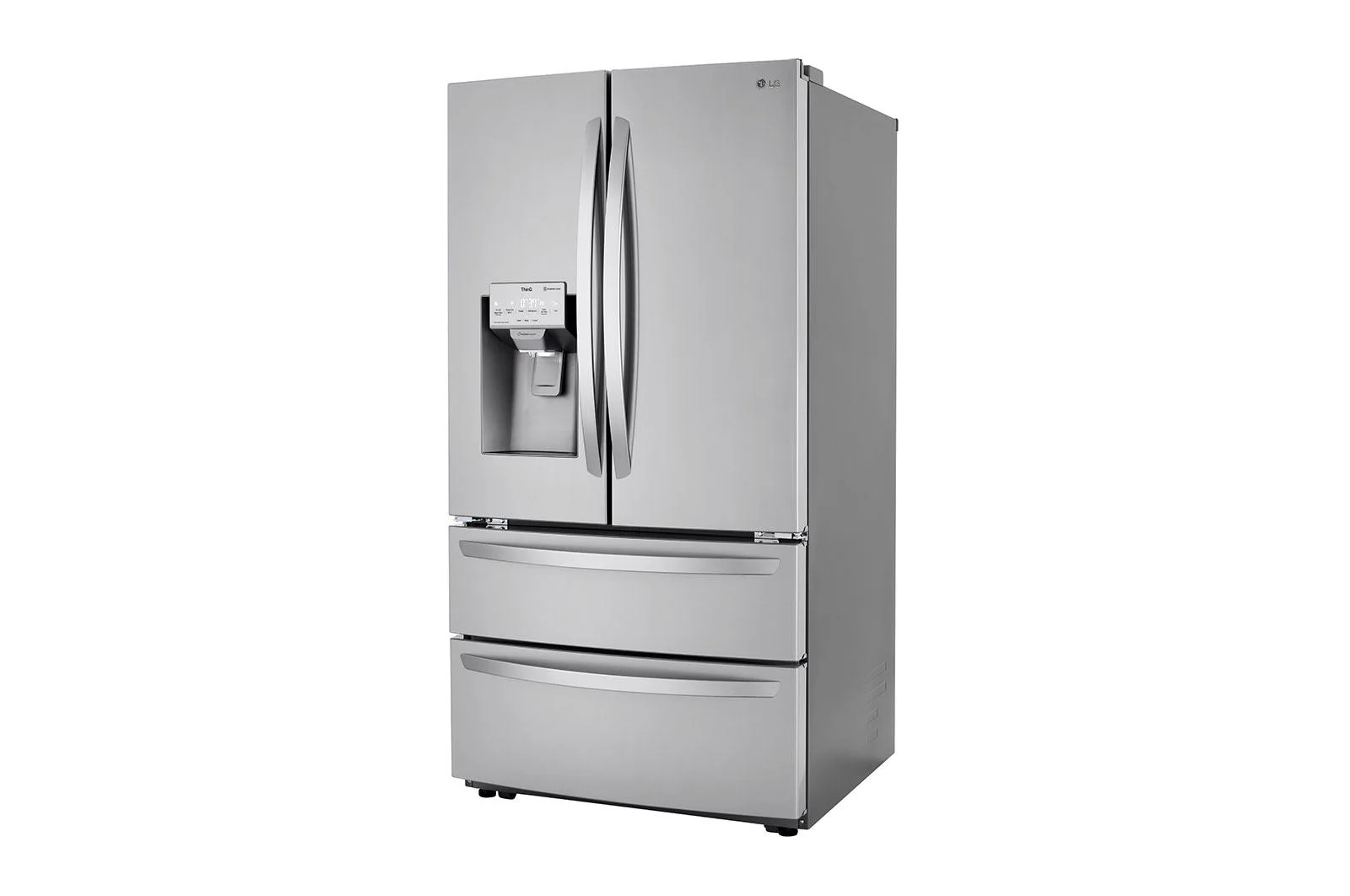 Lg LRMXC2206S 22 cu ft. Smart Counter Depth Double Freezer Refrigerator with Craft Ice™ - Image 4