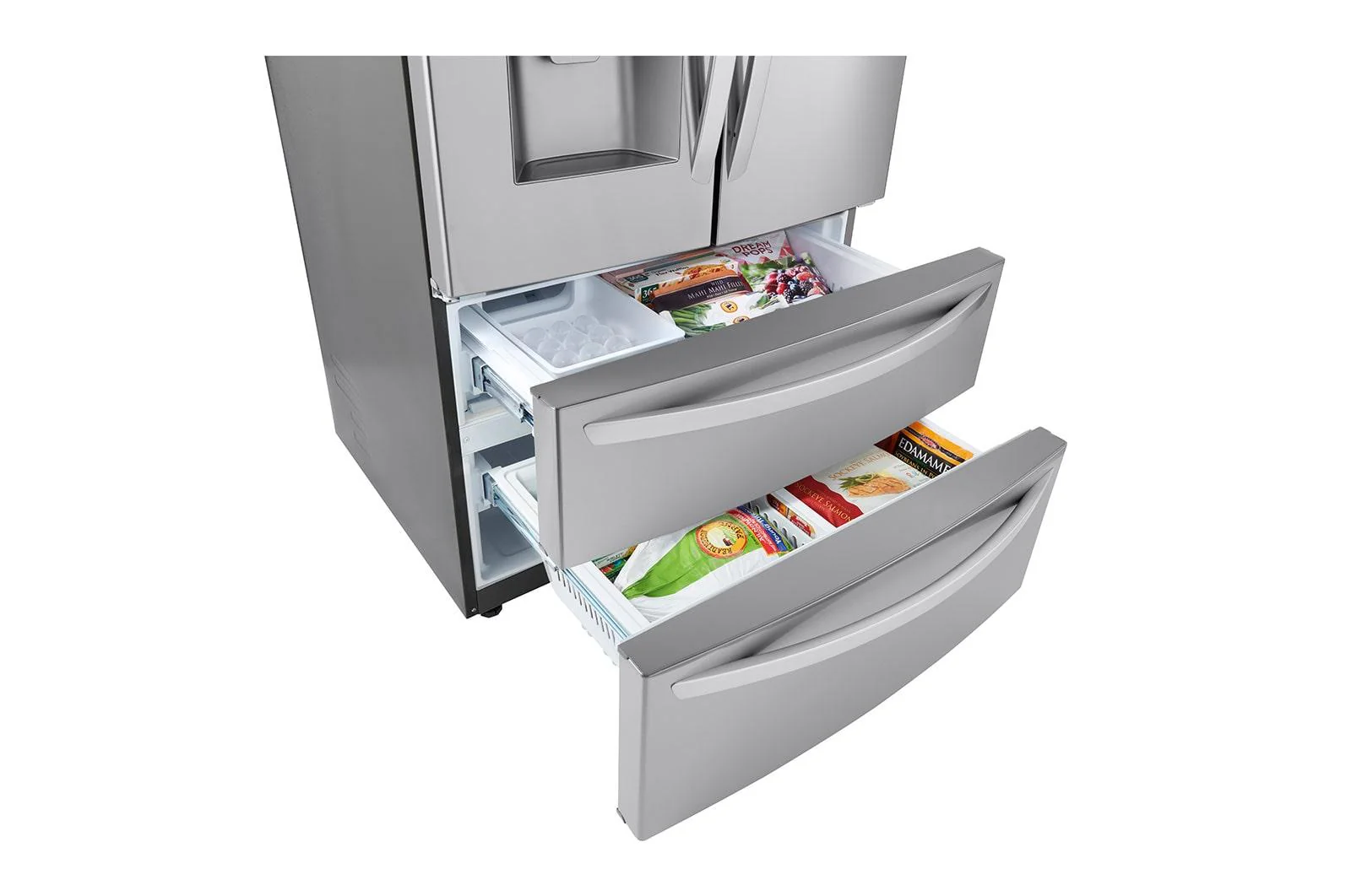 Lg 28 cu ft. Smart Double Freezer Refrigerator with Craft Ice™ - Image 12