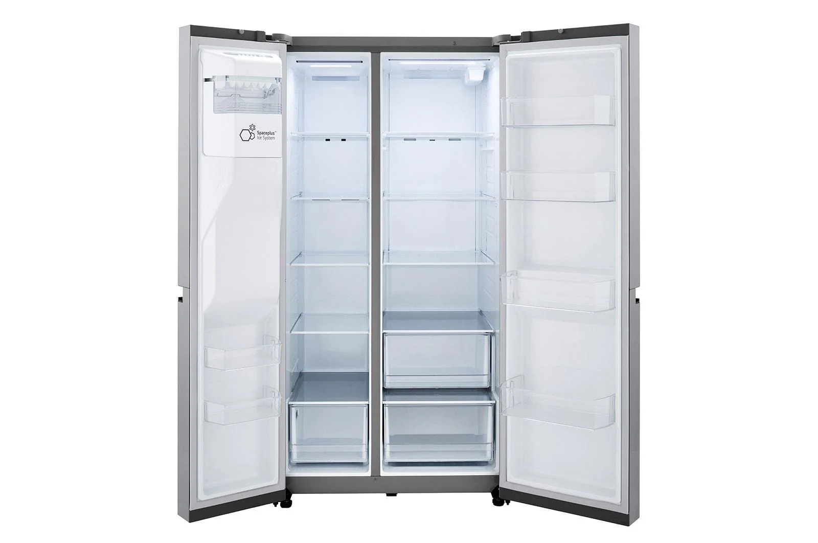 Lg LRSXC2306S 23 cu. ft. Side-by-Side Counter-Depth Refrigerator with Smooth Touch Dispenser - Image 5