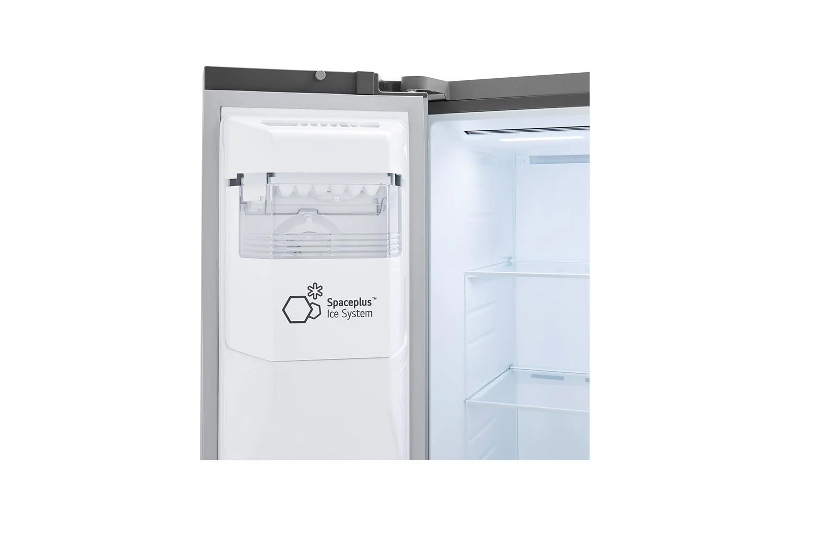 Lg LRSXC2306S 23 cu. ft. Side-by-Side Counter-Depth Refrigerator with Smooth Touch Dispenser - Image 7