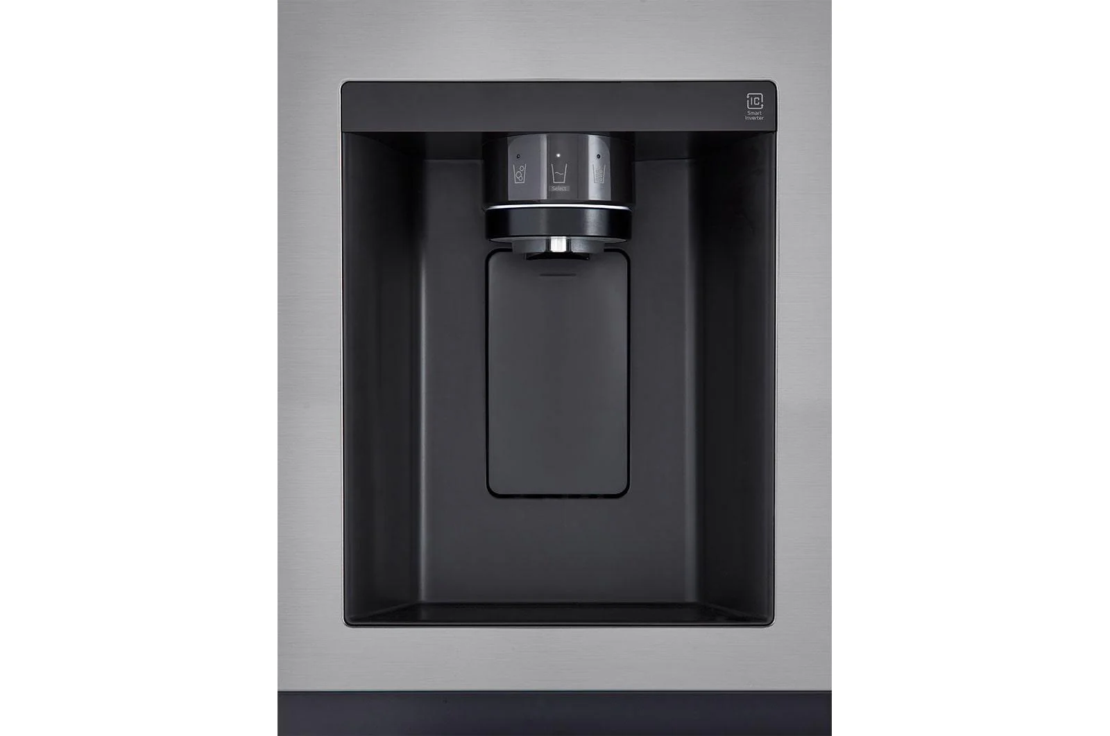 Lg LRSXC2306V 23 cu. ft. Side-by-Side Counter-Depth Refrigerator with Smooth Touch Dispenser - Image 10