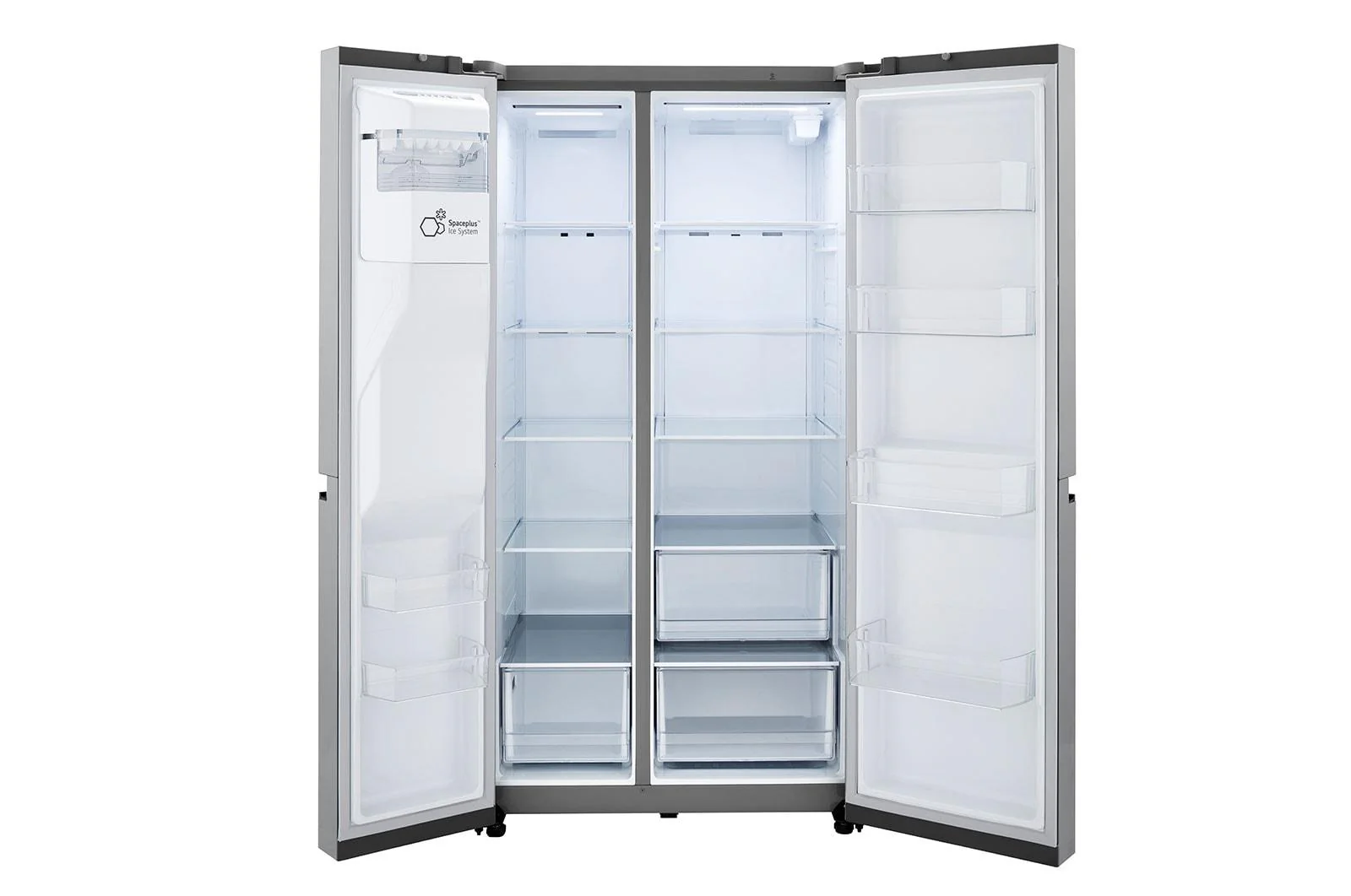 Lg LRSXC2306V 23 cu. ft. Side-by-Side Counter-Depth Refrigerator with Smooth Touch Dispenser - Image 6