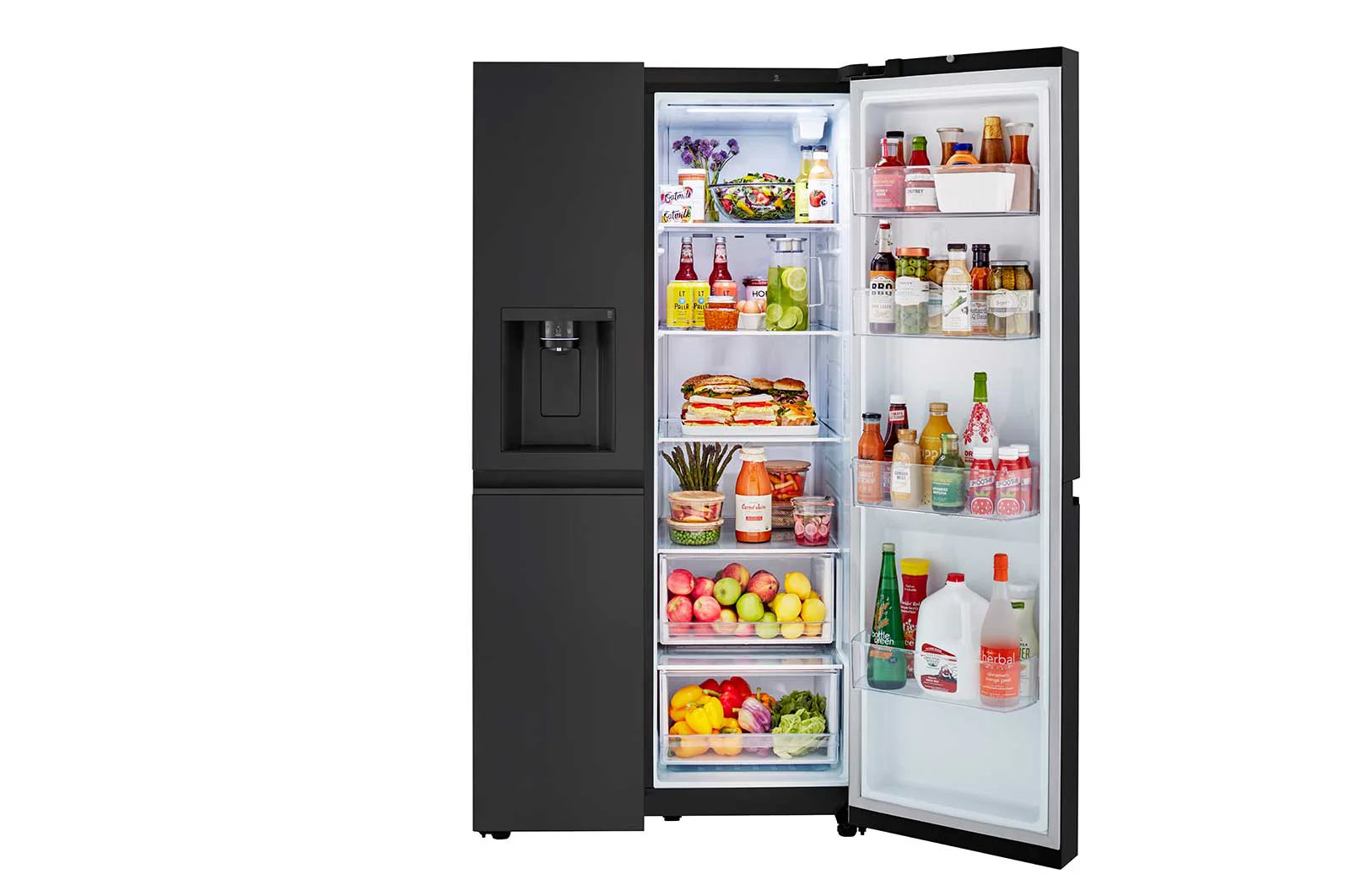 27 cu. ft. Side-by-Side Refrigerator with Smooth Touch Ice Dispenser - Image 2