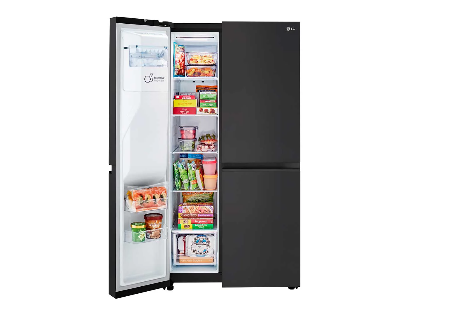 27 cu. ft. Side-by-Side Refrigerator with Smooth Touch Ice Dispenser - Image 3