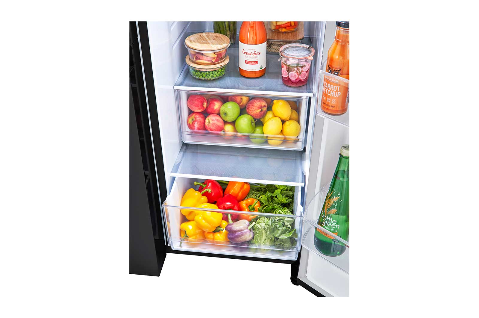 27 cu. ft. Side-by-Side Refrigerator with Smooth Touch Ice Dispenser - Image 9