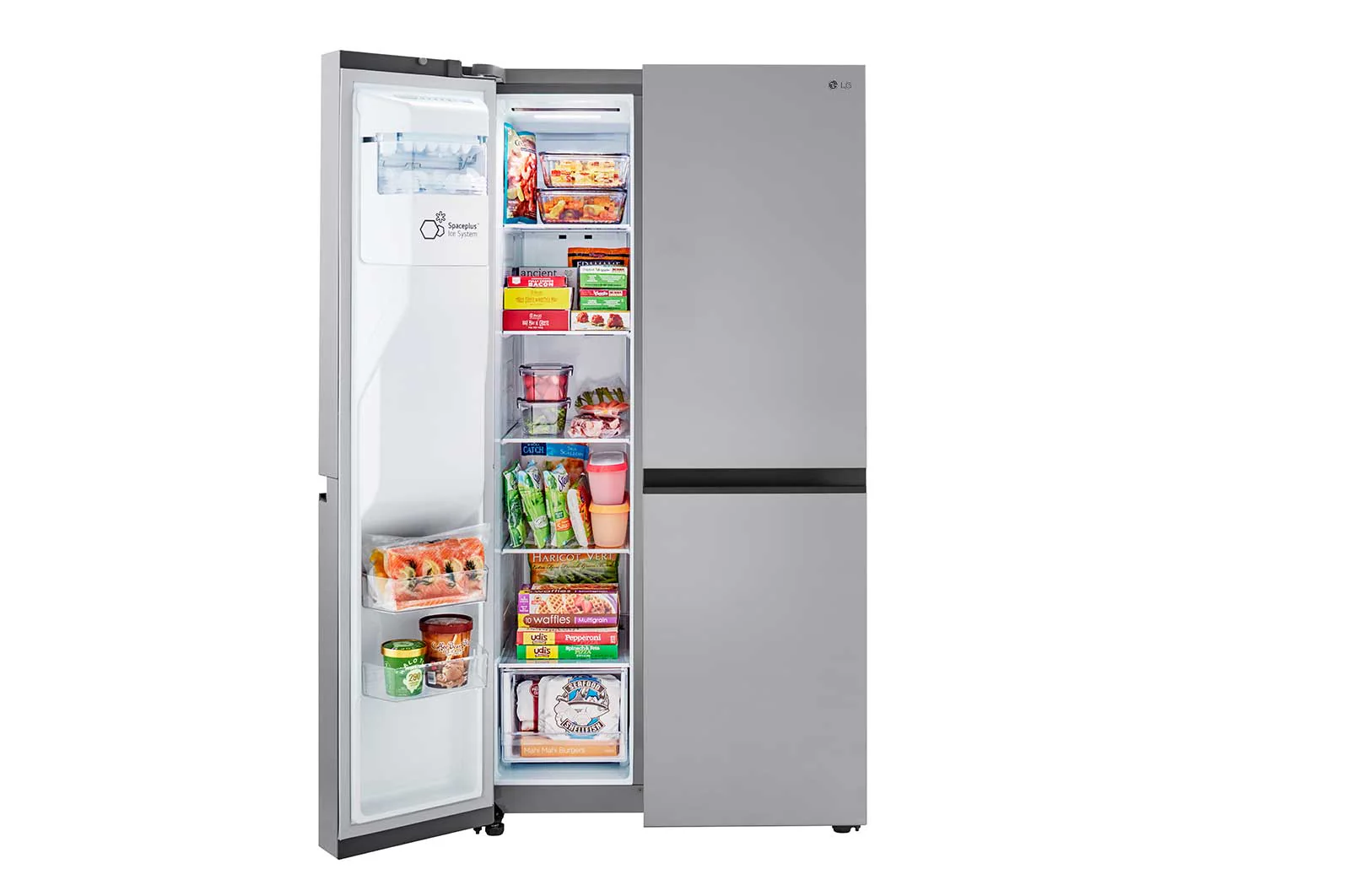 Lg 27 cu. ft. Side-by-Side Refrigerator with Smooth Touch Ice Dispenser - Image 3