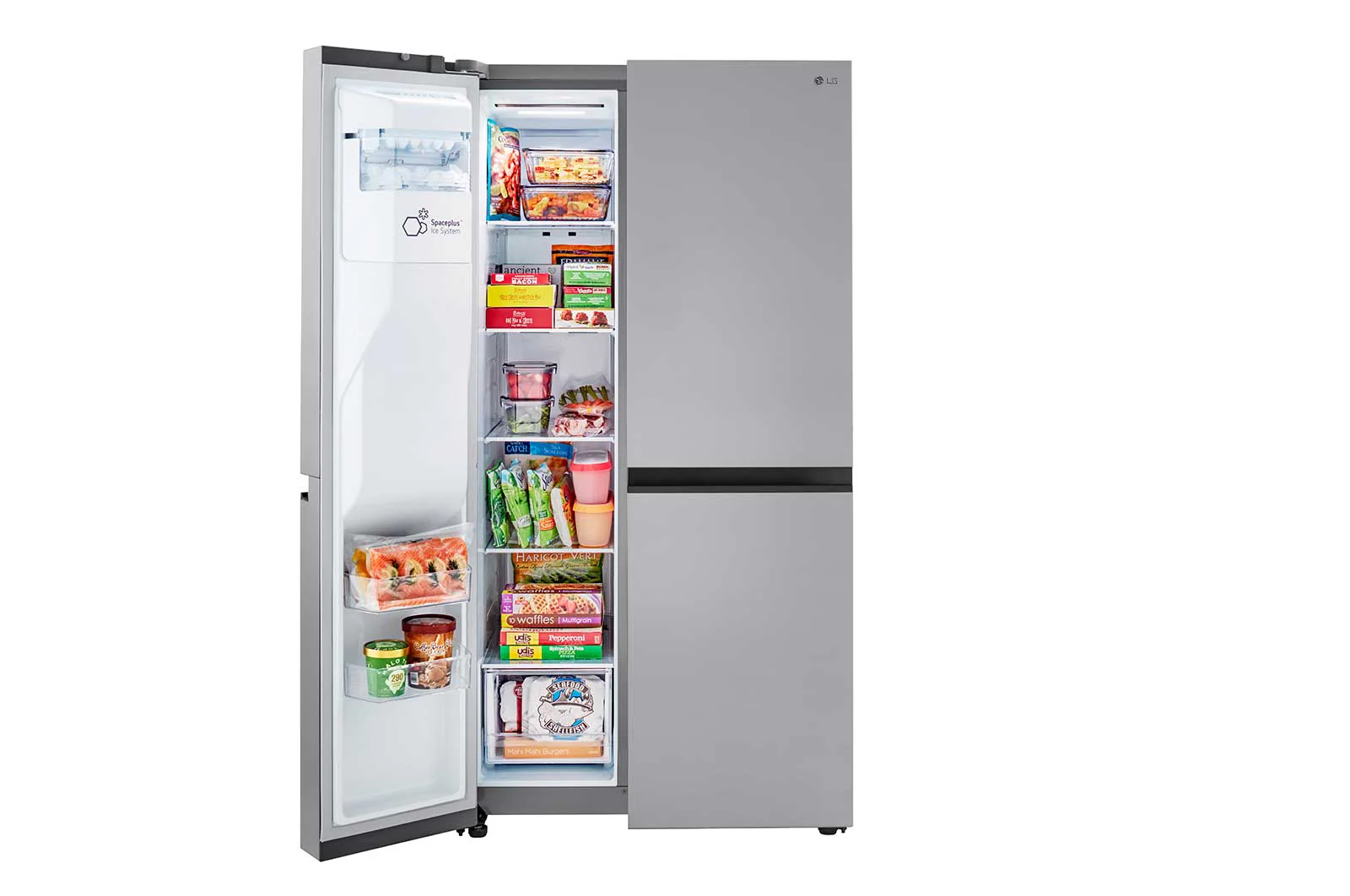 Lg LRSXS2706V 27 cu. ft. Side-by-Side Refrigerator with Smooth Touch Ice Dispenser - Image 7