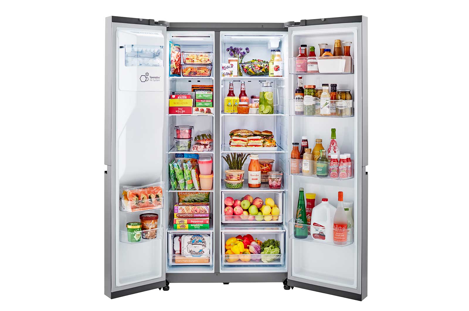 Lg LRSXS2706V 27 cu. ft. Side-by-Side Refrigerator with Smooth Touch Ice Dispenser - Image 9