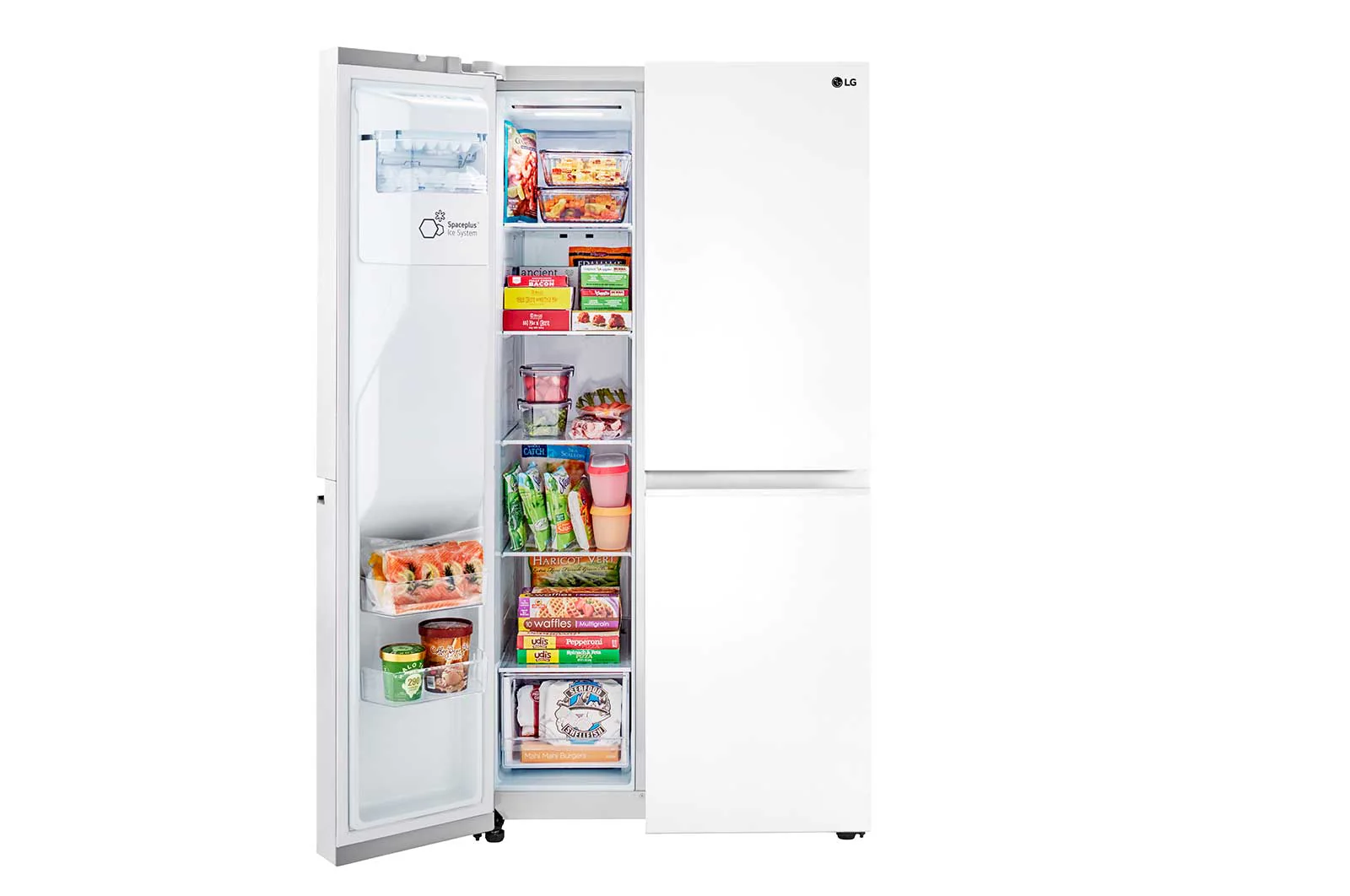Lg 27 cu. ft. Side-by-Side Refrigerator with Smooth Touch Ice Dispenser - Image 3