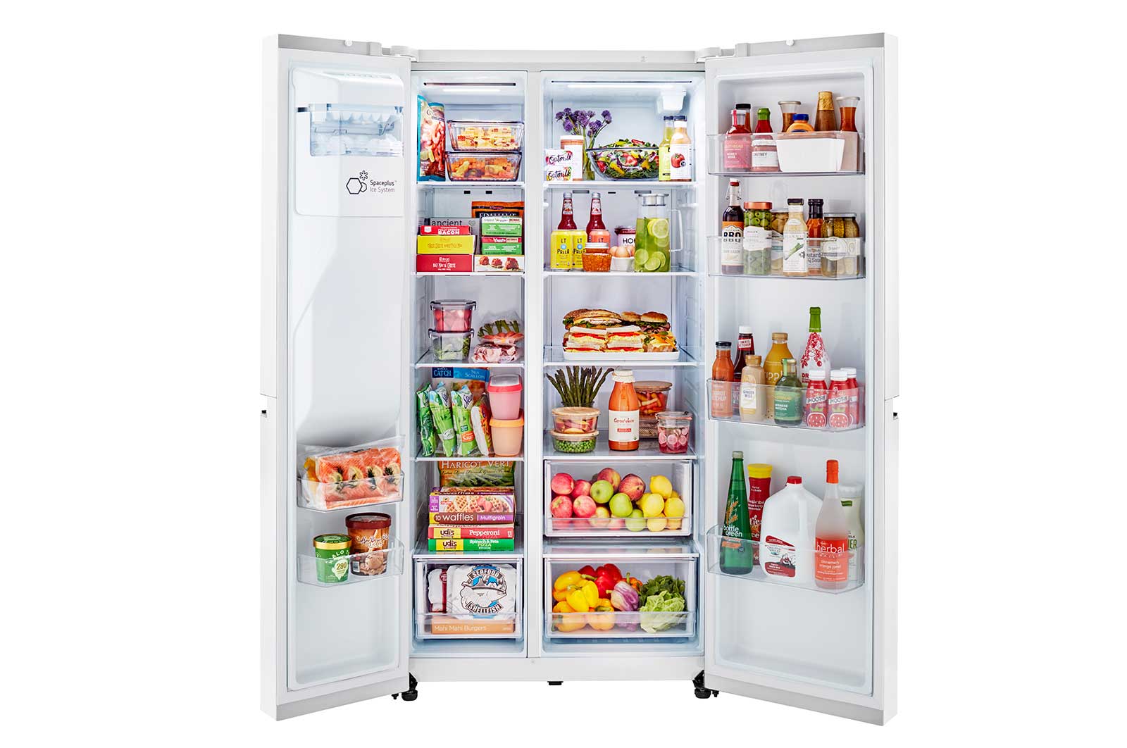 Lg 27 cu. ft. Side-by-Side Refrigerator with Smooth Touch Ice Dispenser - Image 5