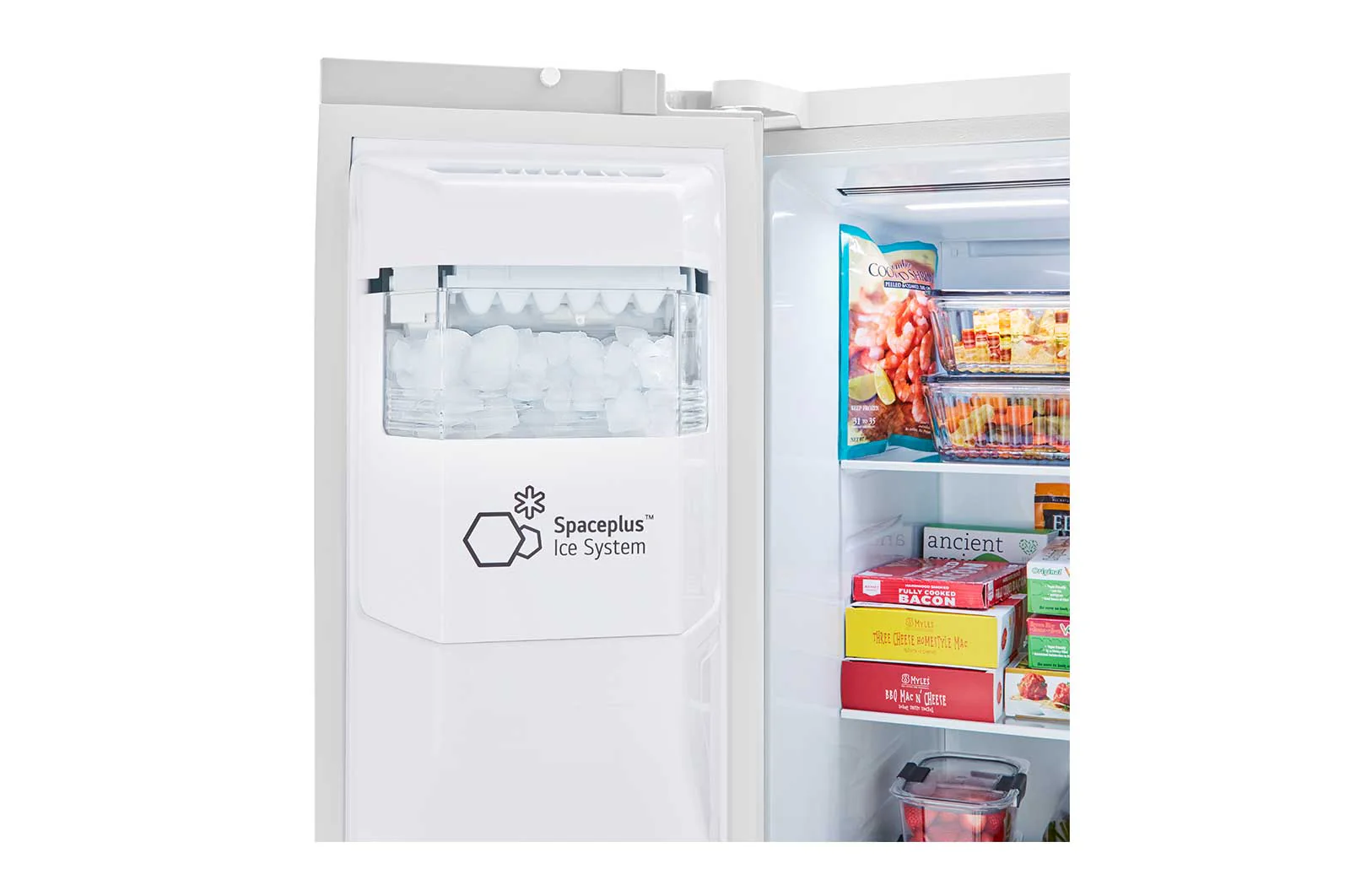 Lg 27 cu. ft. Side-by-Side Refrigerator with Smooth Touch Ice Dispenser - Image 6