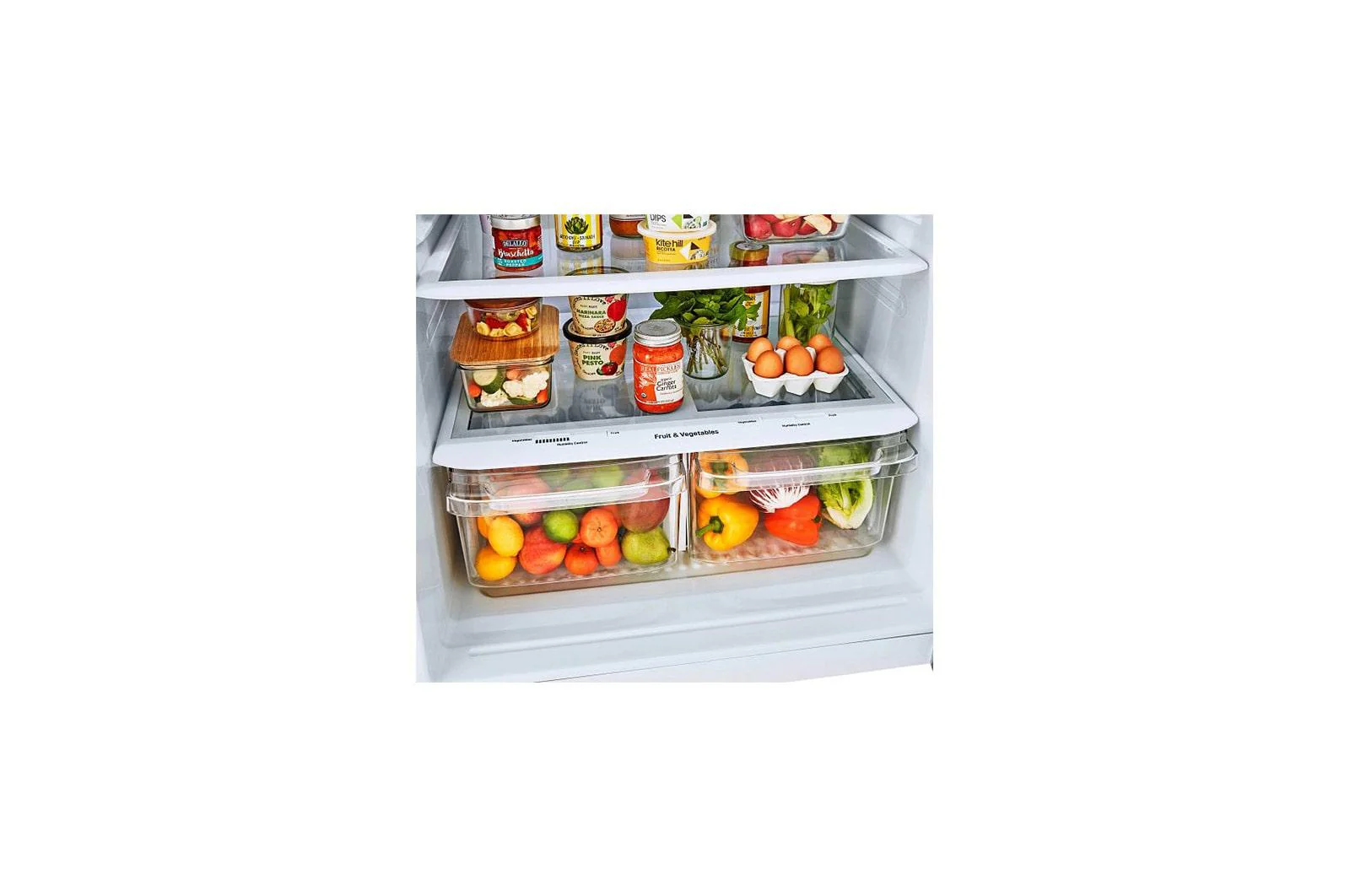 Lg LRTLS2403S 24 cu. ft. 33 Inch Wide Top Freezer Refrigerator - Stainless Steel - Image 10